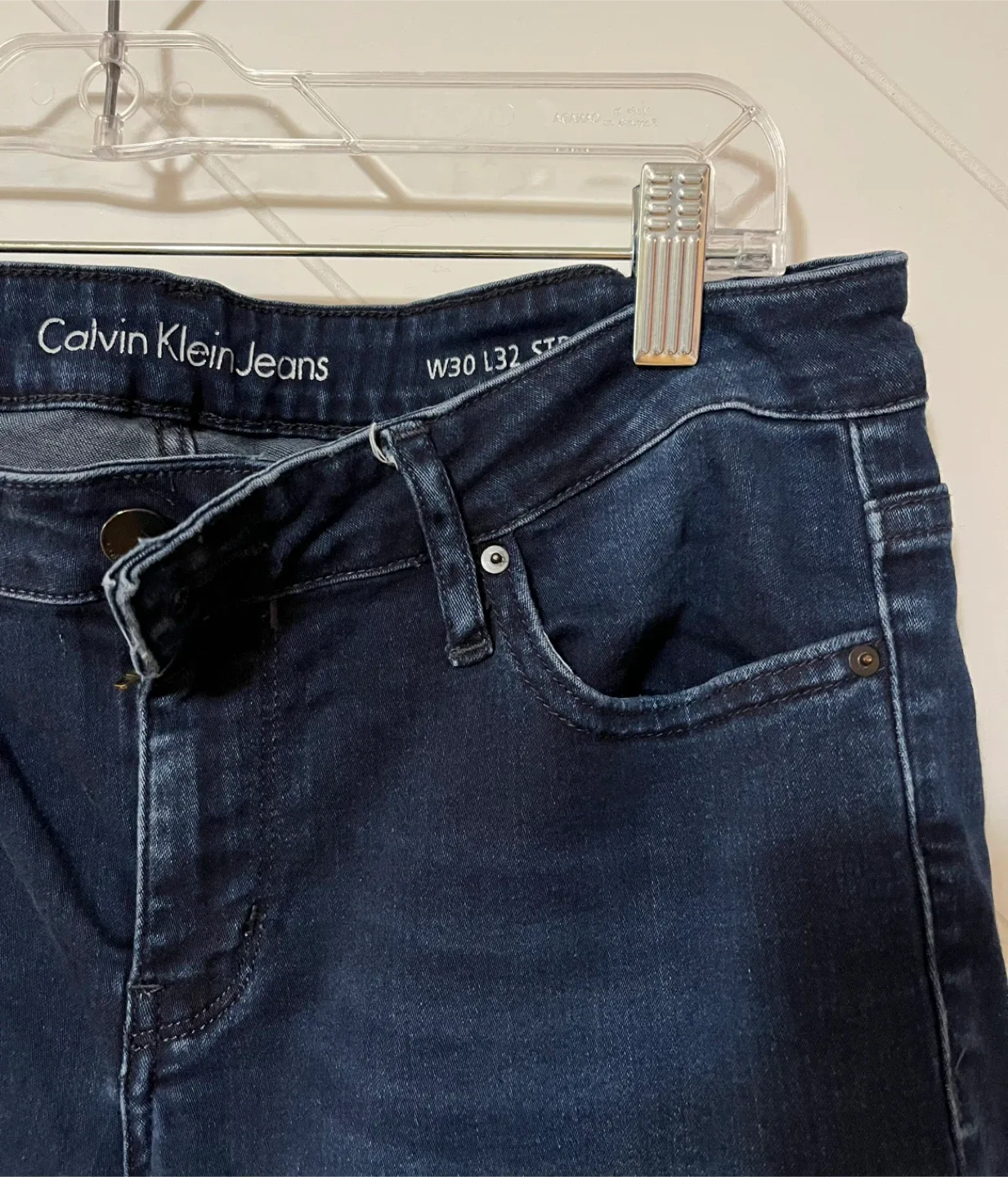 Calvin Klein Stretch Jeans Women Size 10 W30 L32 Straight image indicator(5)