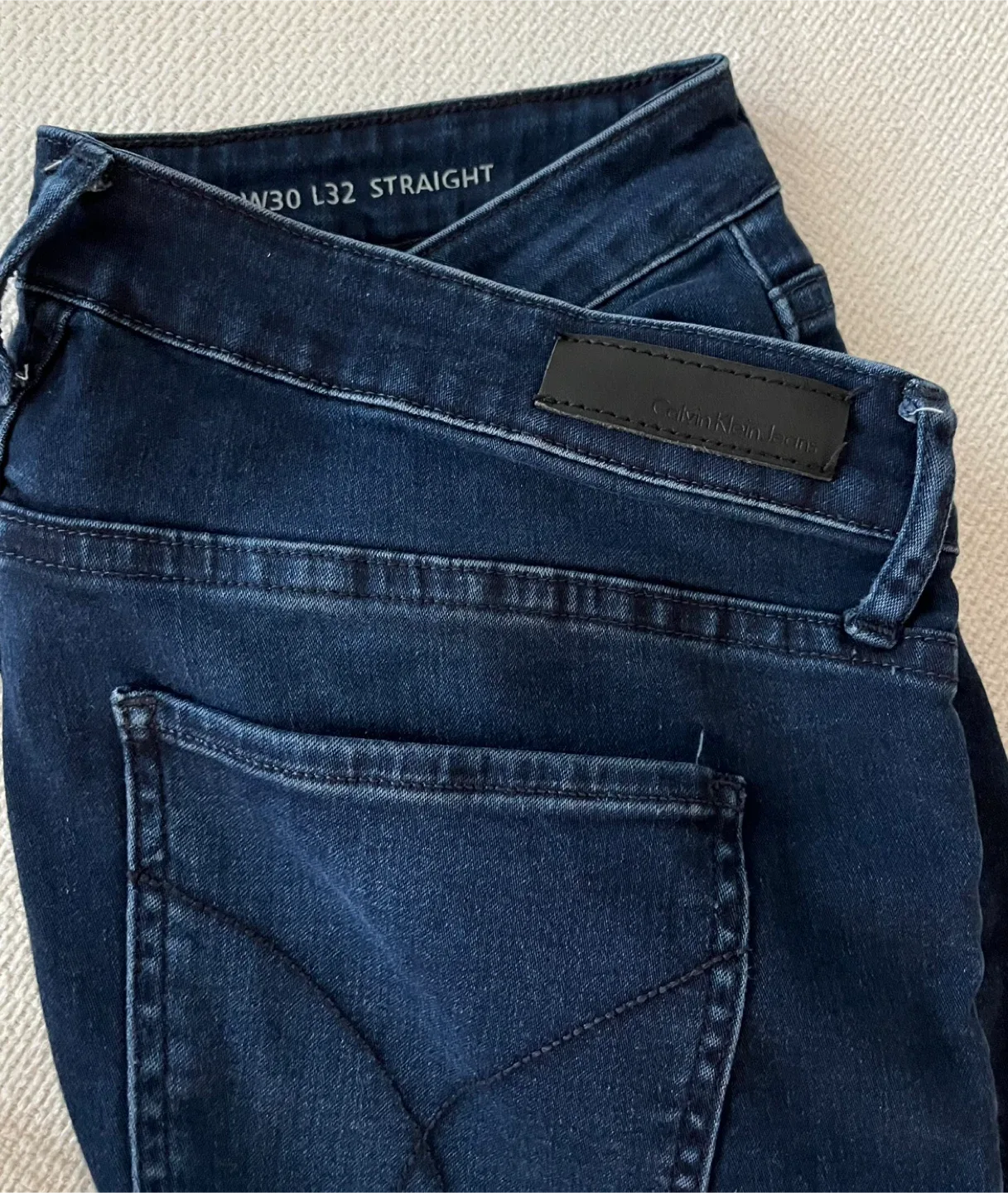 Calvin Klein Stretch Jeans Women Size 10 W30 L32 Straight image indicator(7)