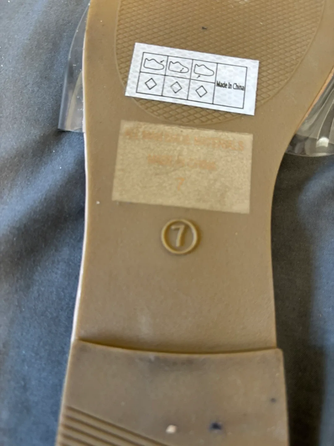 SheIn Clear Sandals - Size 7 image indicator(3)