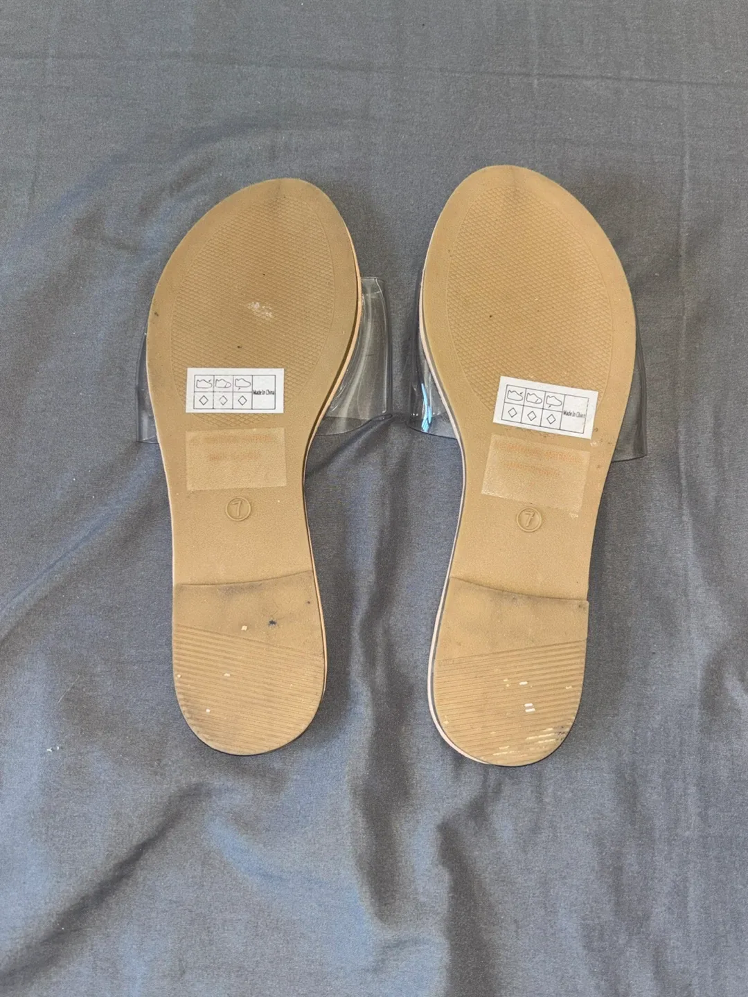 SheIn Clear Sandals - Size 7 image indicator(2)