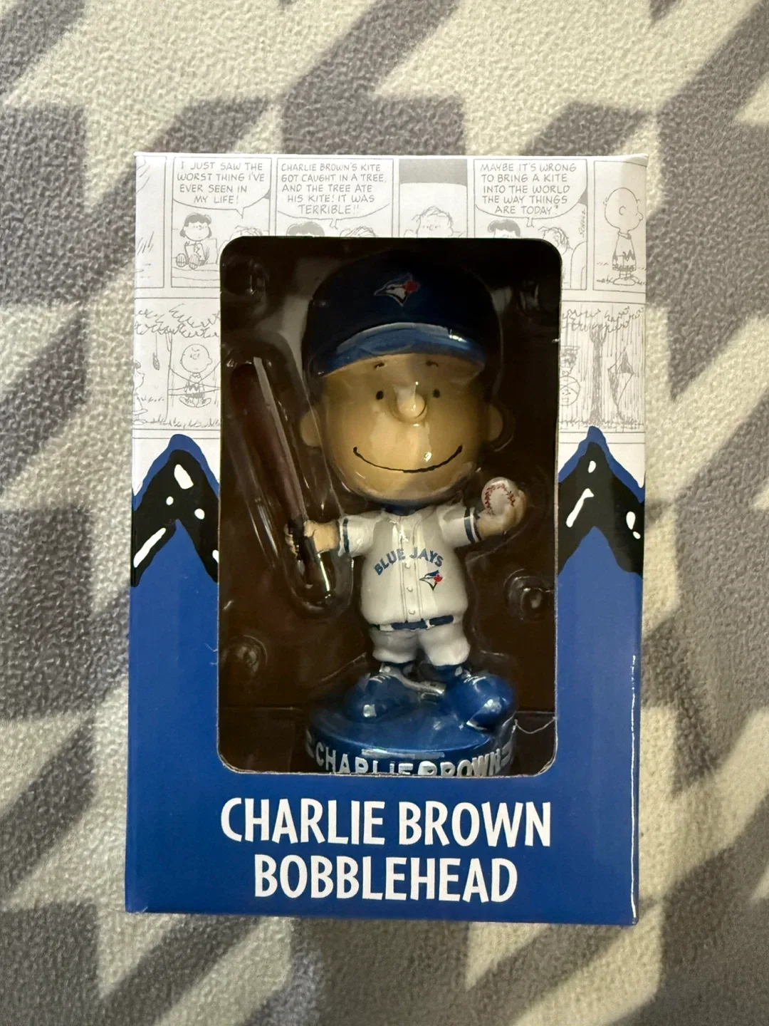 BNIB Blue Jays Charlie Brown Bubblehead