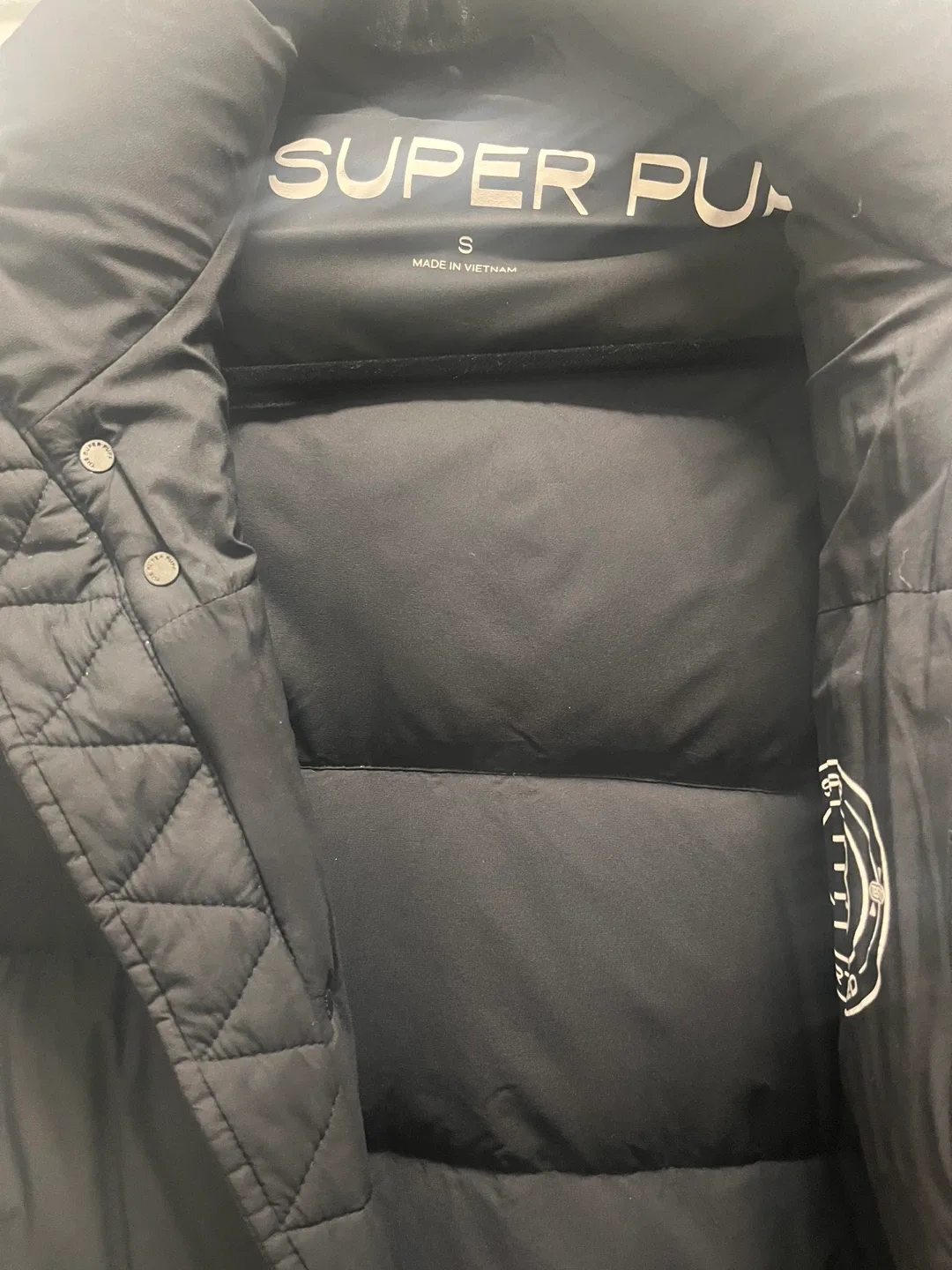 Aritzia Super Puff Long Black Size S image indicator(2)