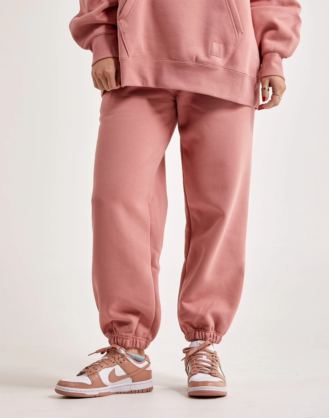 Air Jordan Flight Loose Fit Fleece Pink Jogging Pants - photo 3