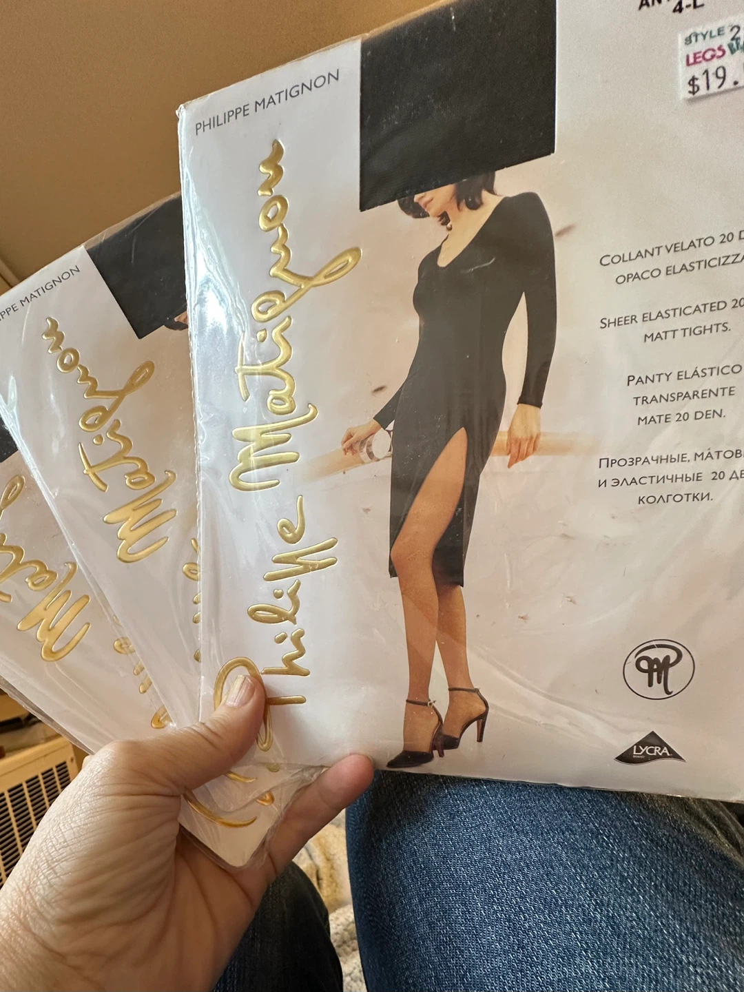 Philippe Matignon Sheer Tights - Size 4-L - photo 2