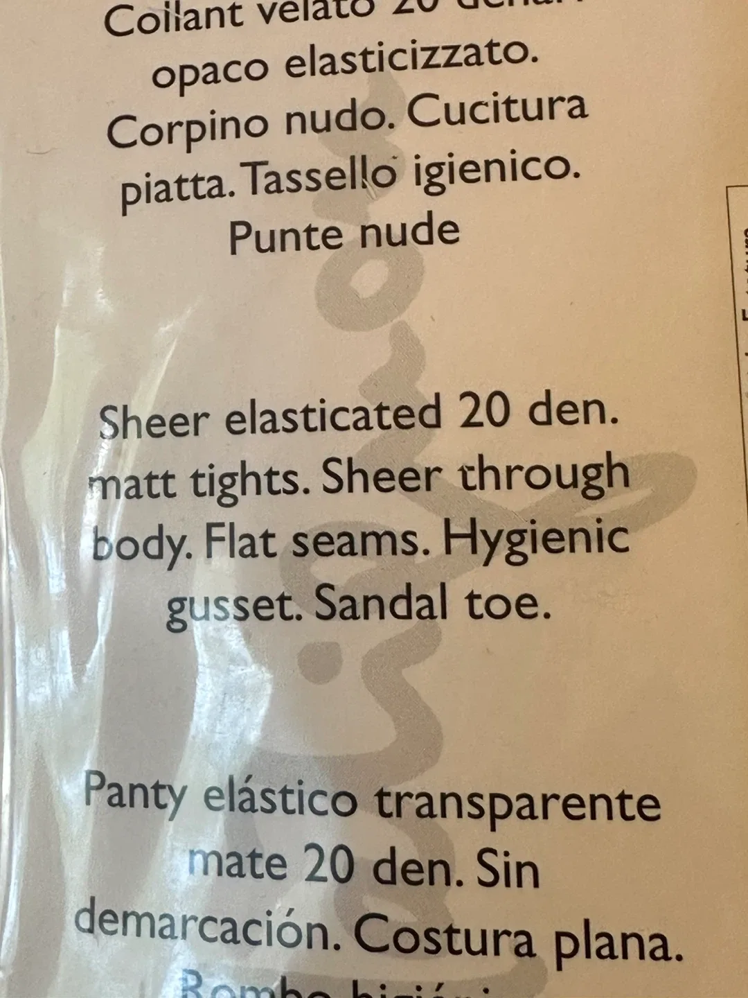 Philippe Matignon Sheer Tights - Size 4-L image indicator(6)