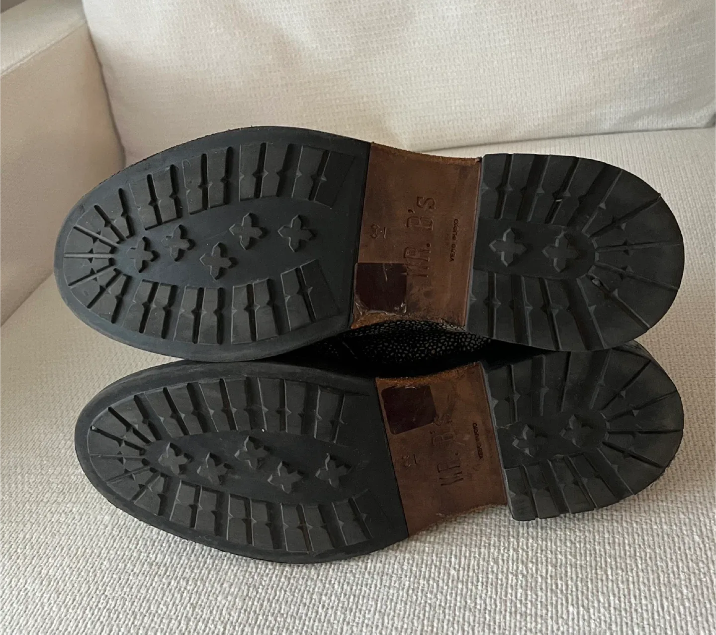 Aldo Mr B’s Men's Leather Military Boots Size 10 image indicator(3)