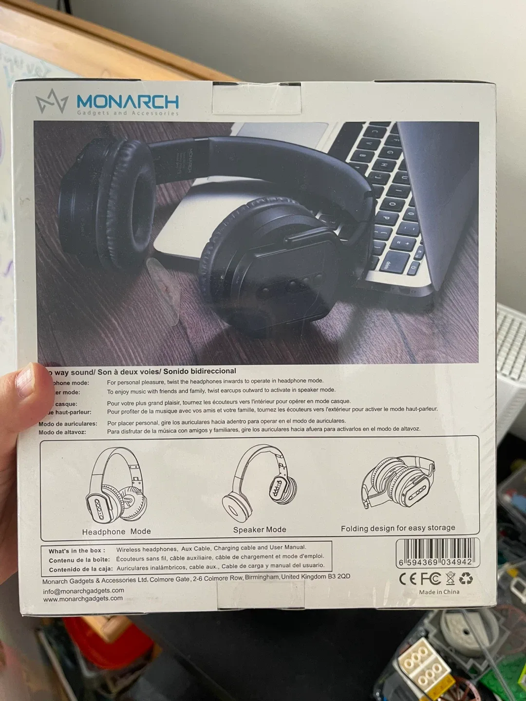New Monarch Duo 2-in-1 Wireless Headphones/Speaker image indicator(2)