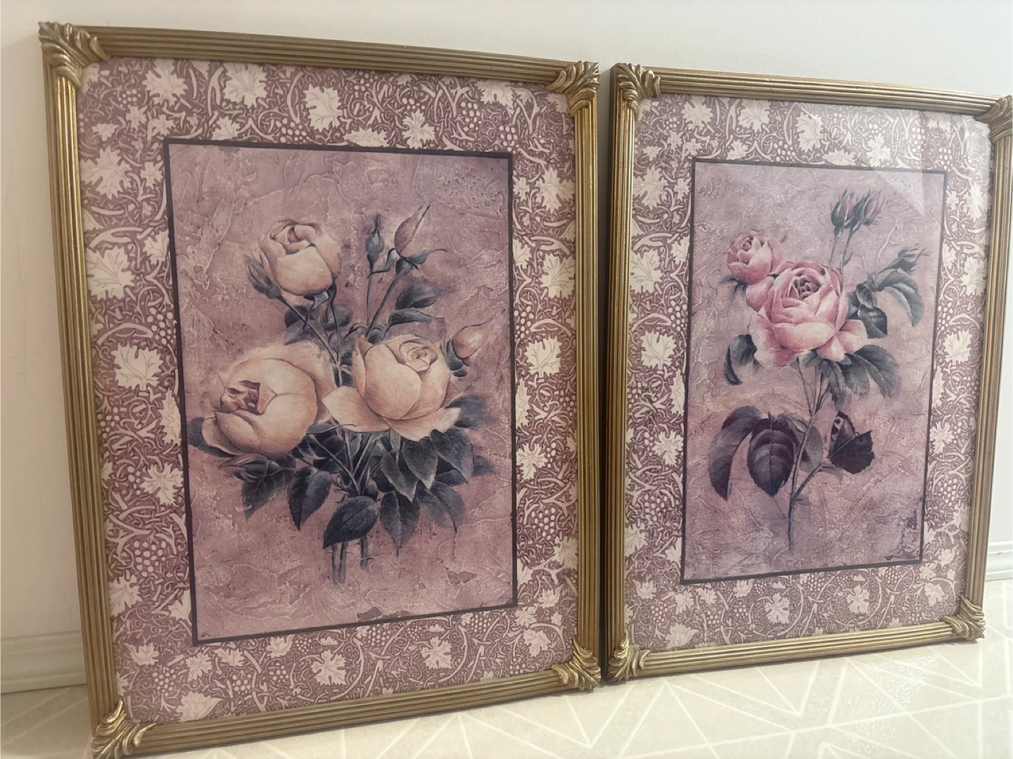 Framed Floral Prints - Set of 2 - photo 2