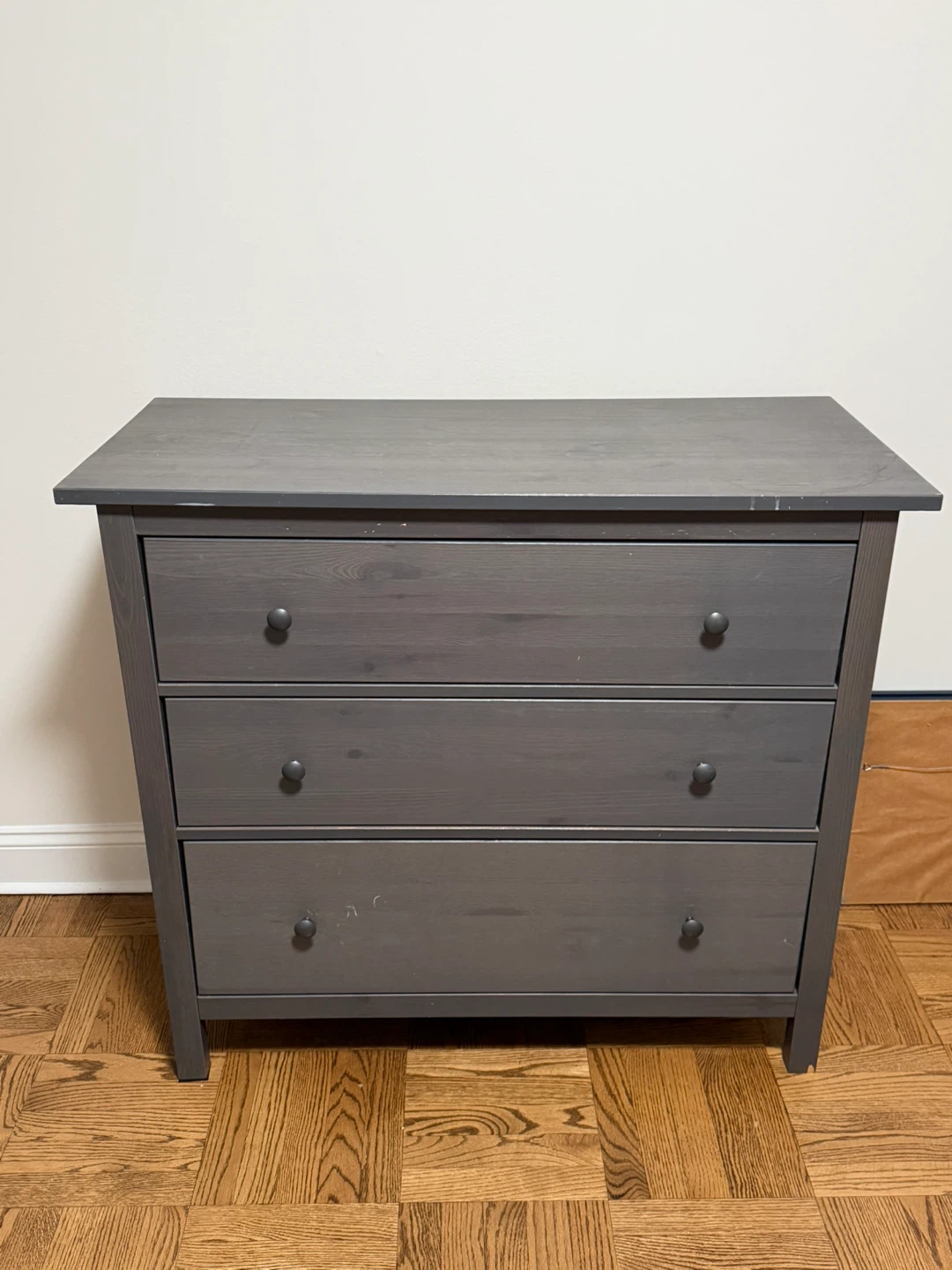 IKEA Hemnes 3-Drawer Dresser - Gray