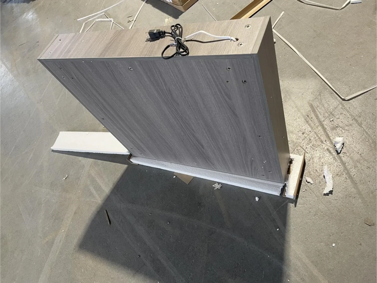 Bathroom Vanity with LED Mirror Cabinet & Ceramic Sink Set, 32'' image indicator(10)