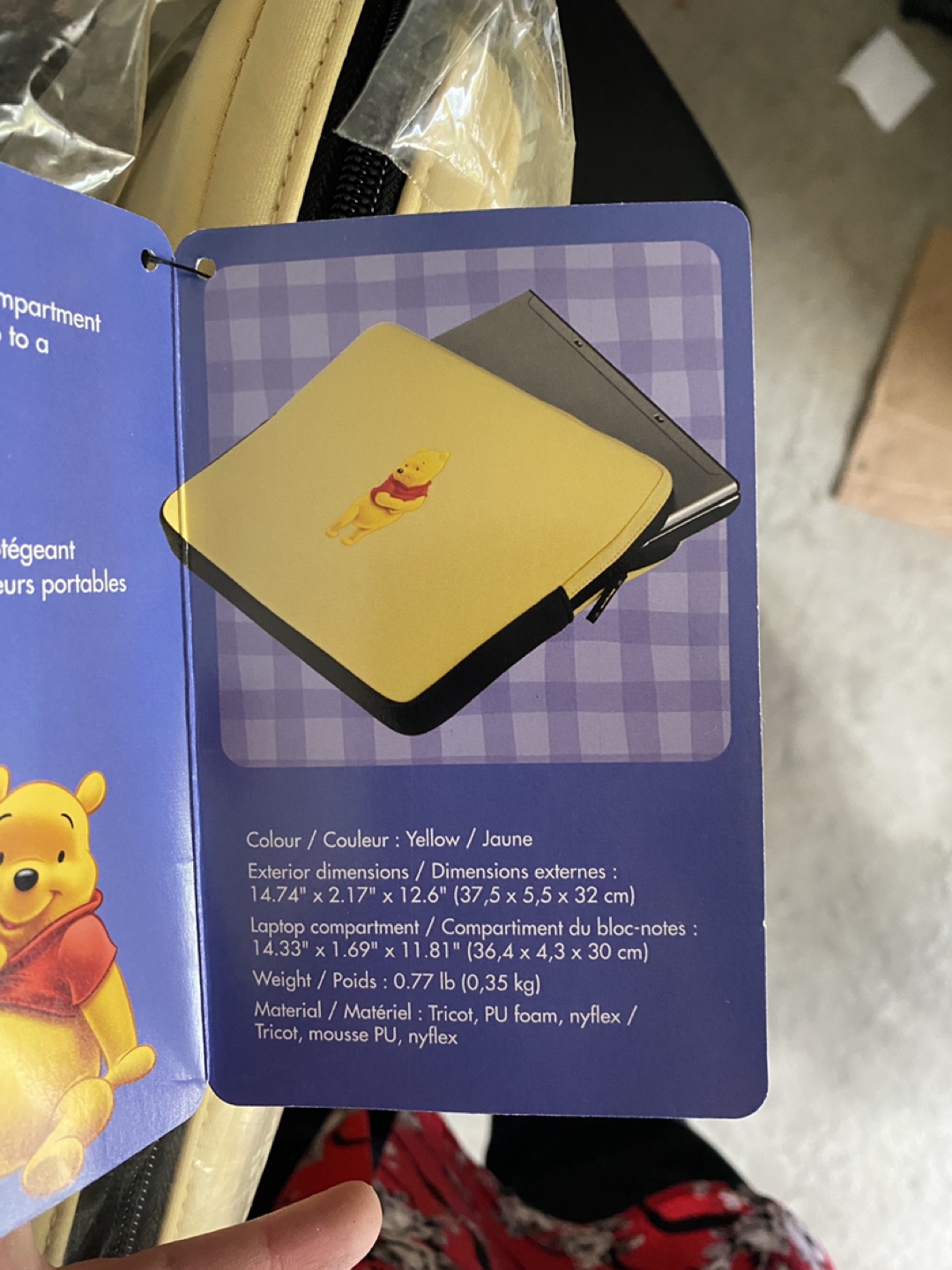 Disney Winnie the Pooh Laptop Bag (Unopened) - photo 5