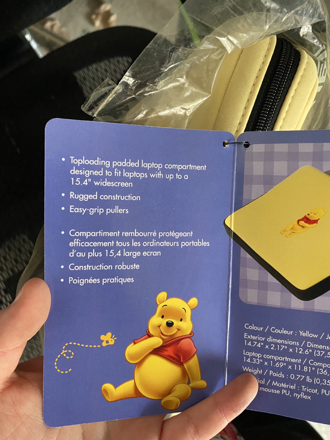 Disney Winnie the Pooh Laptop Bag (Unopened) - photo 4