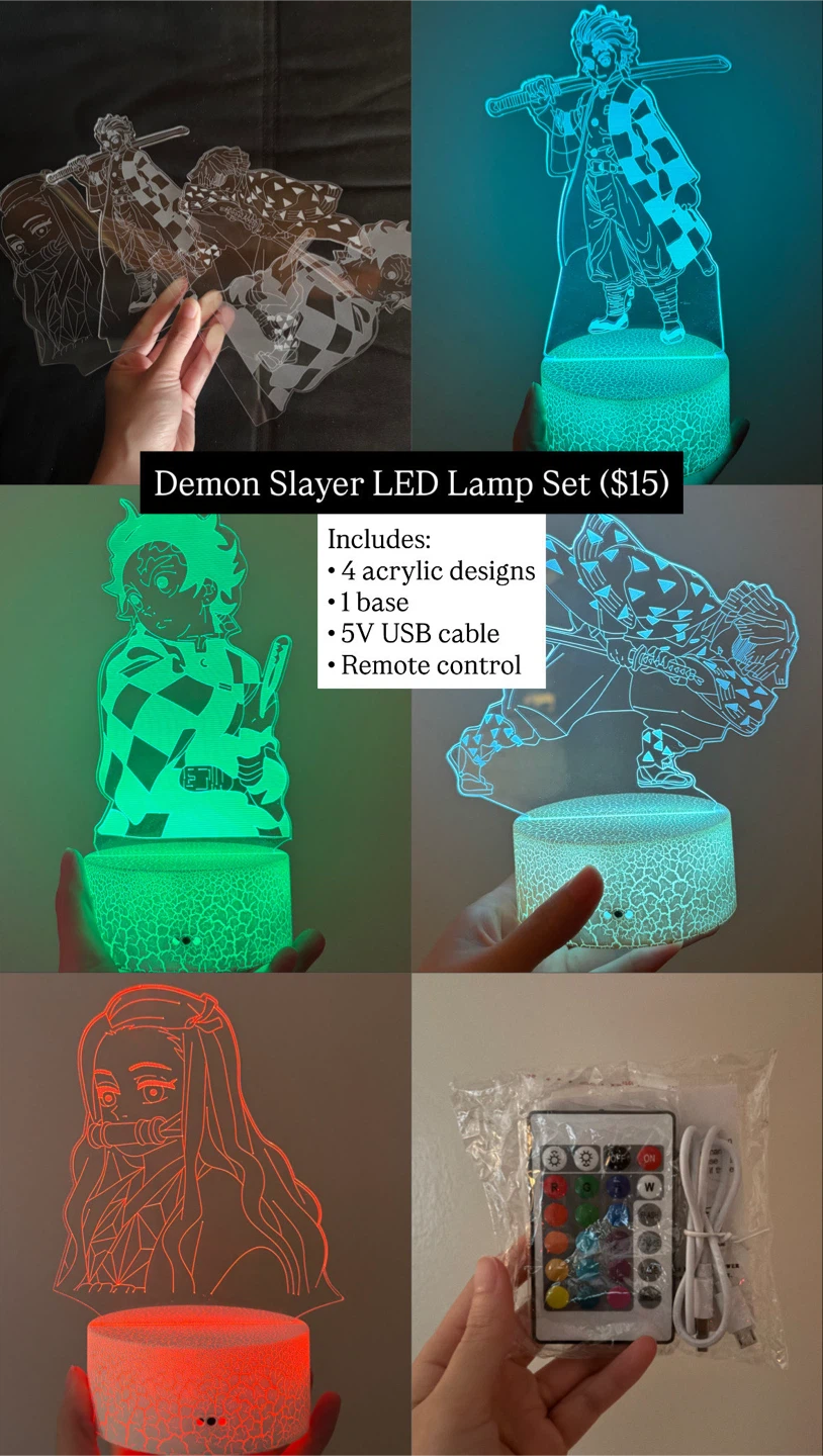 Demon Slayer Lamp Set
