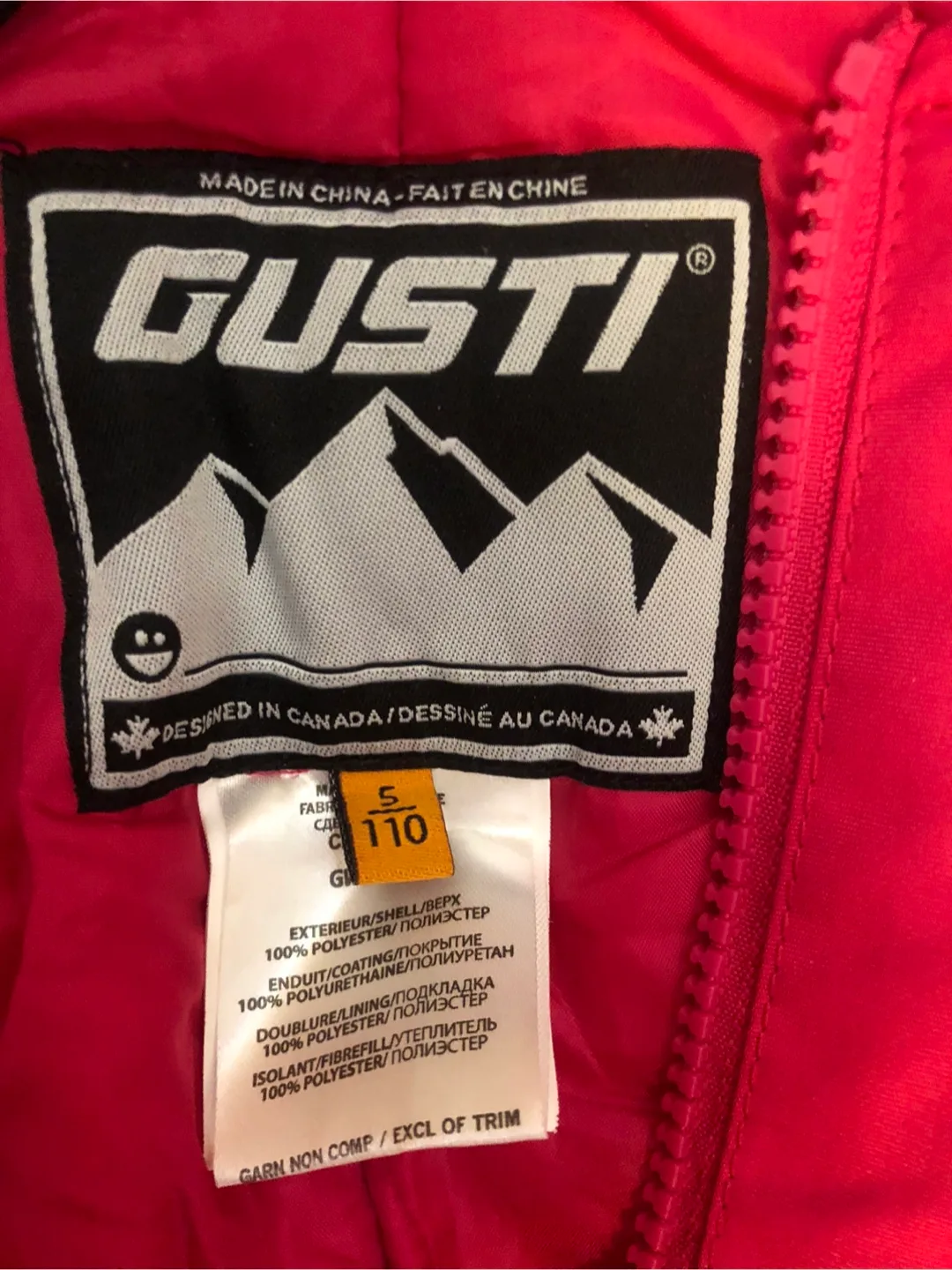 New - Gusti Snow bib pant - Size 110 (5) image indicator(2)