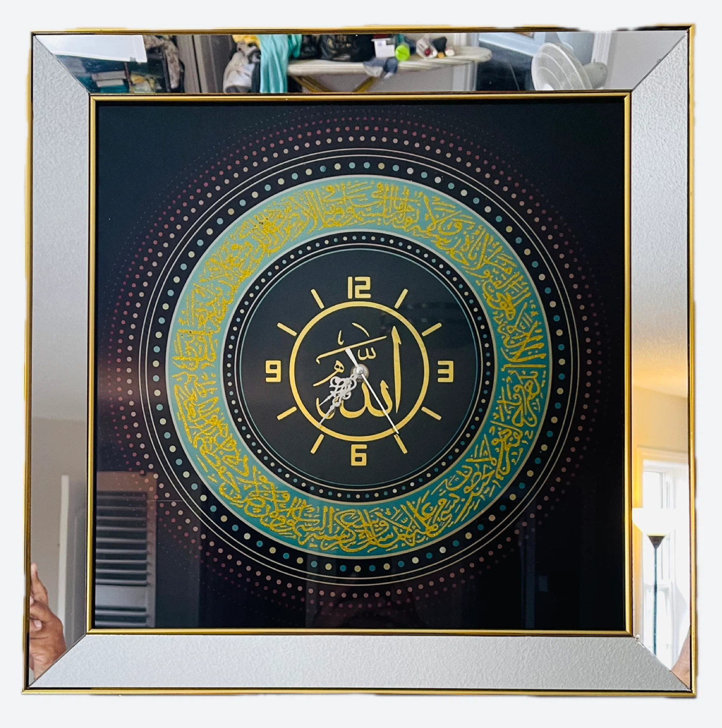 Framed Islamic Wall Clock - photo 2