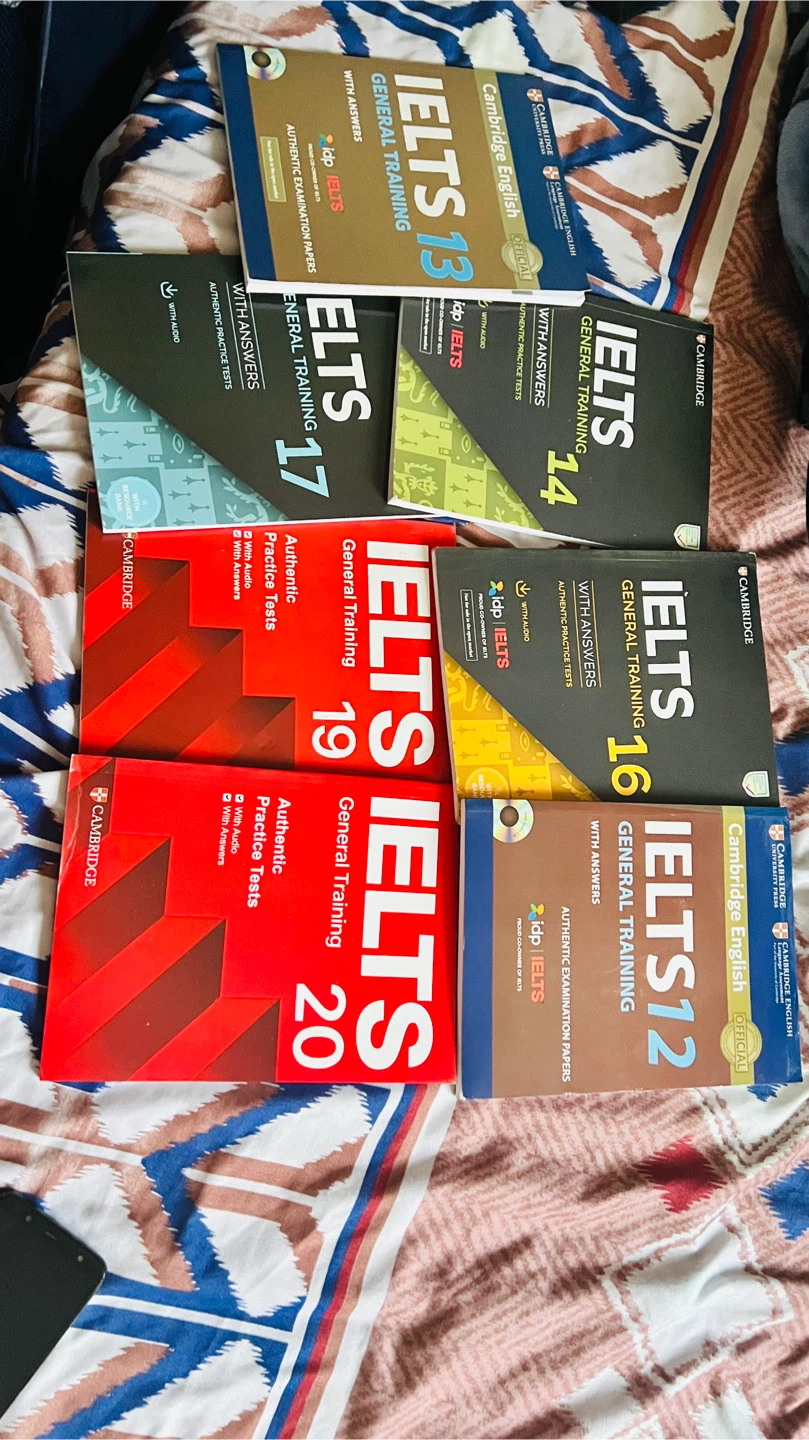 Cambridge IELTS General Training Books 12-14, 16-17, 19-20