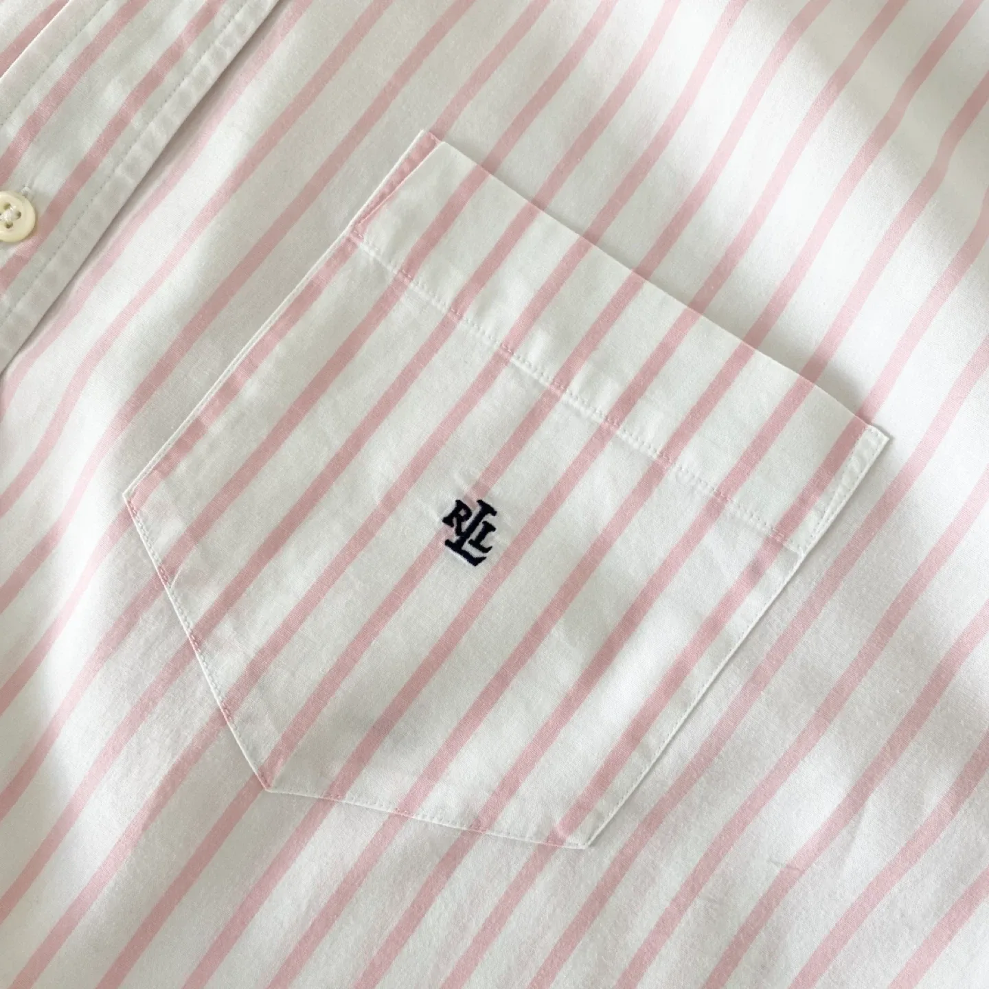 Ralph Lauren 100% Cotton Striped Button-Up Shirt image indicator(5)