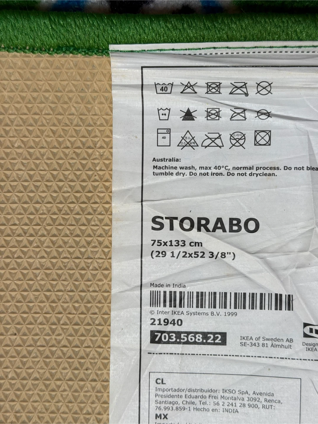 IKEA Storabo Play Mat Rug - 29x52" - photo 2