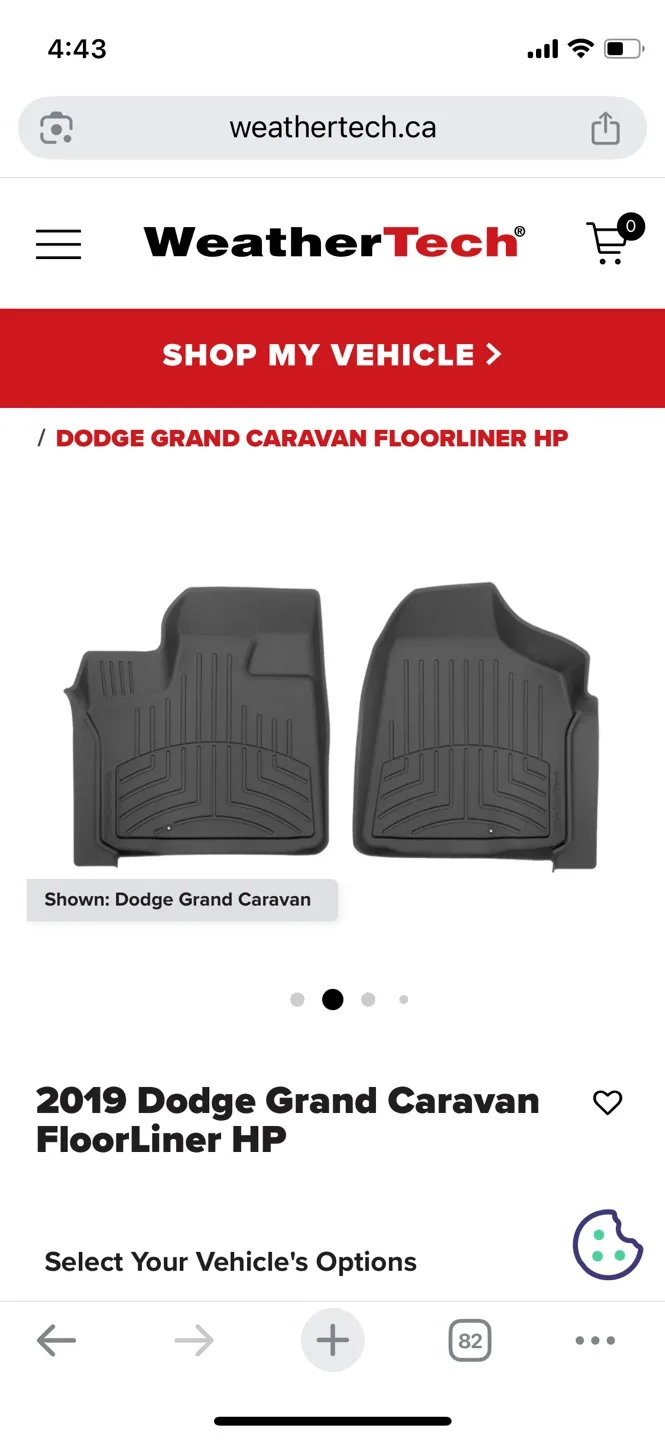 WeatherTech Dodge Grand Caravan FloorLiners image indicator(2)