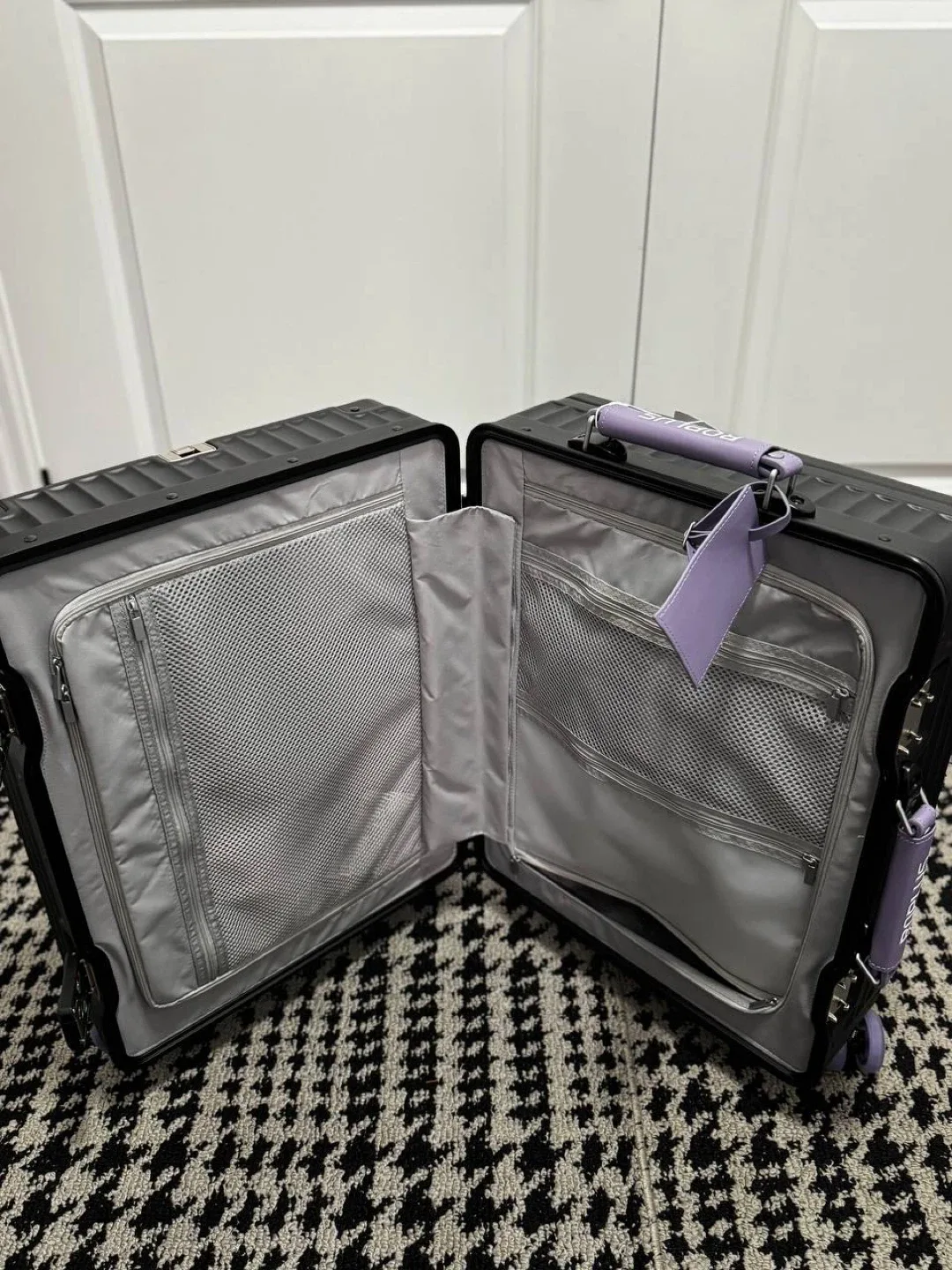 ROPLUS Aluminium Frame Carry-On Luggage (Black, 21”) — NEW image indicator(3)