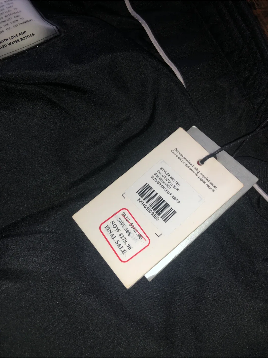 Noize Winter Coat Black XS image indicator(3)