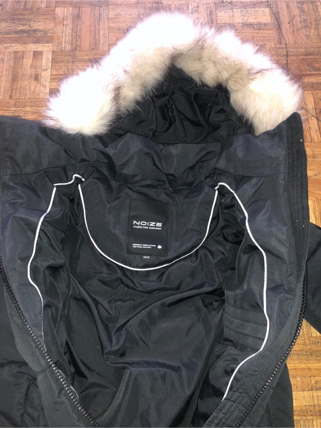 Noize Winter Coat Black XS image indicator(2)