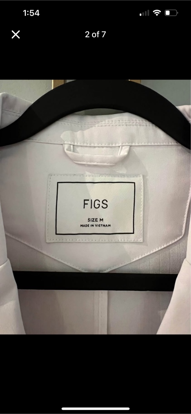 FIGS Lab Coat - Size M - photo 2