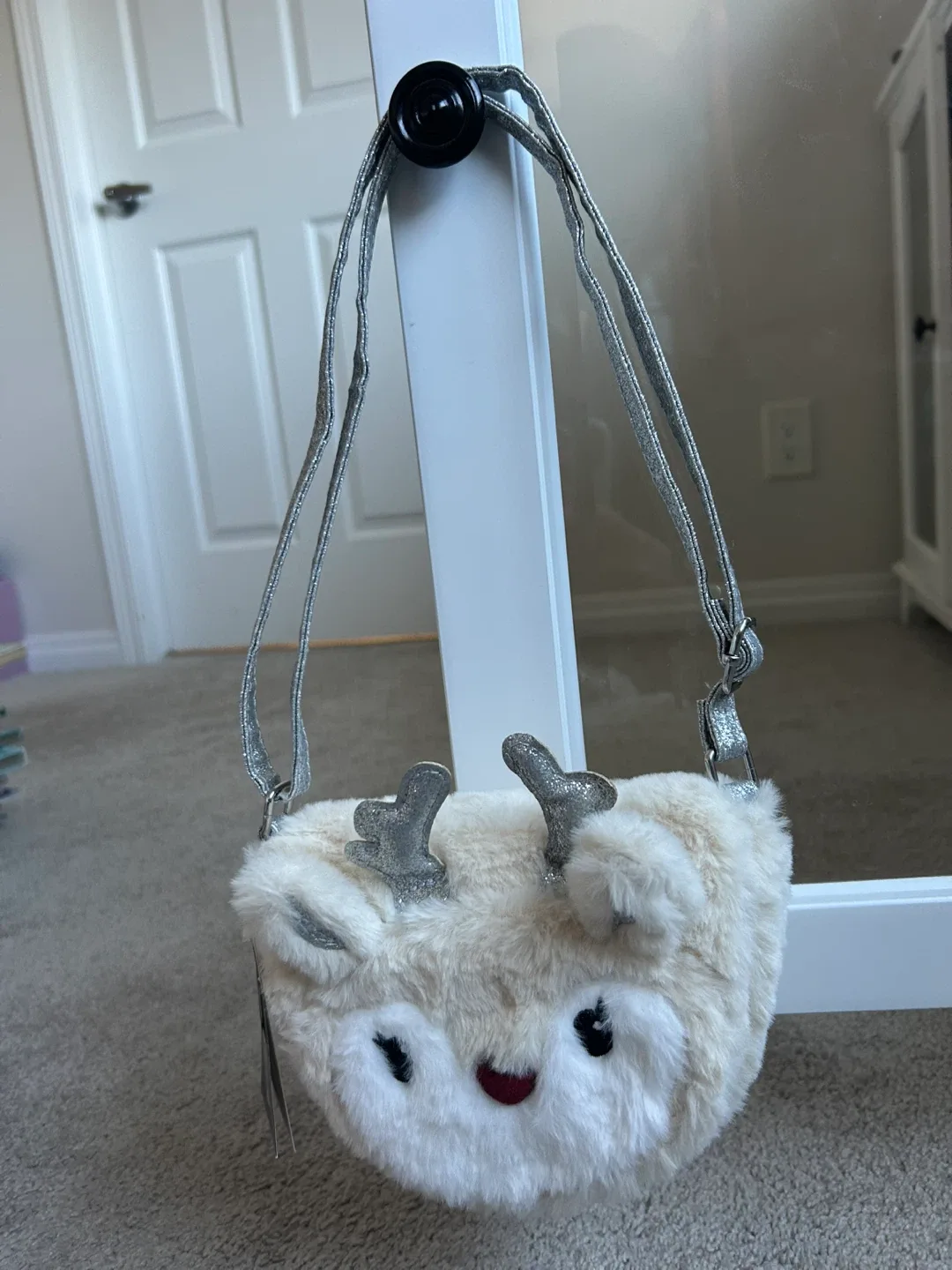 Gymboree Deer Faux Fur Purse - Kids thumbnail