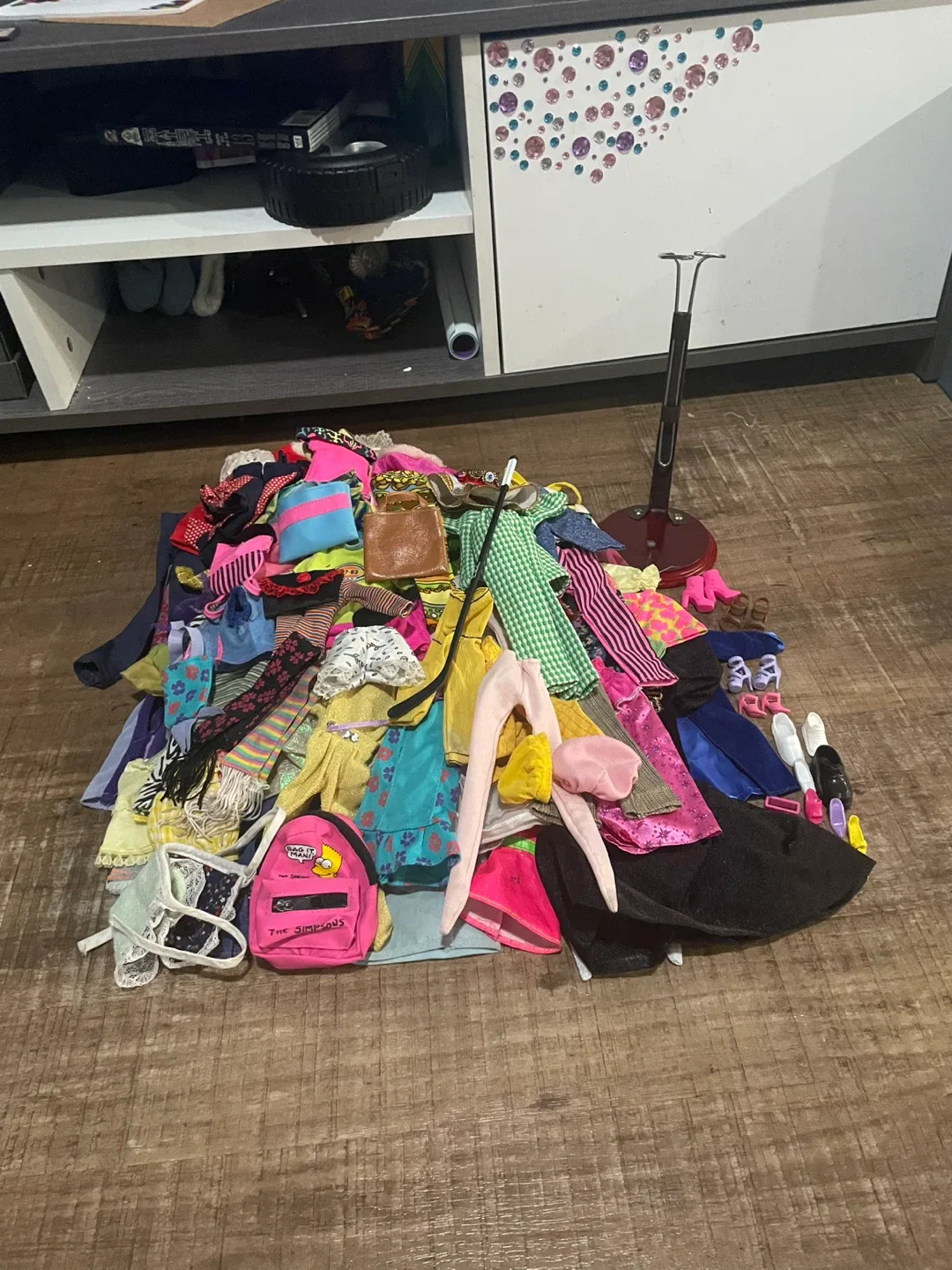 134 vintage piece doll lot