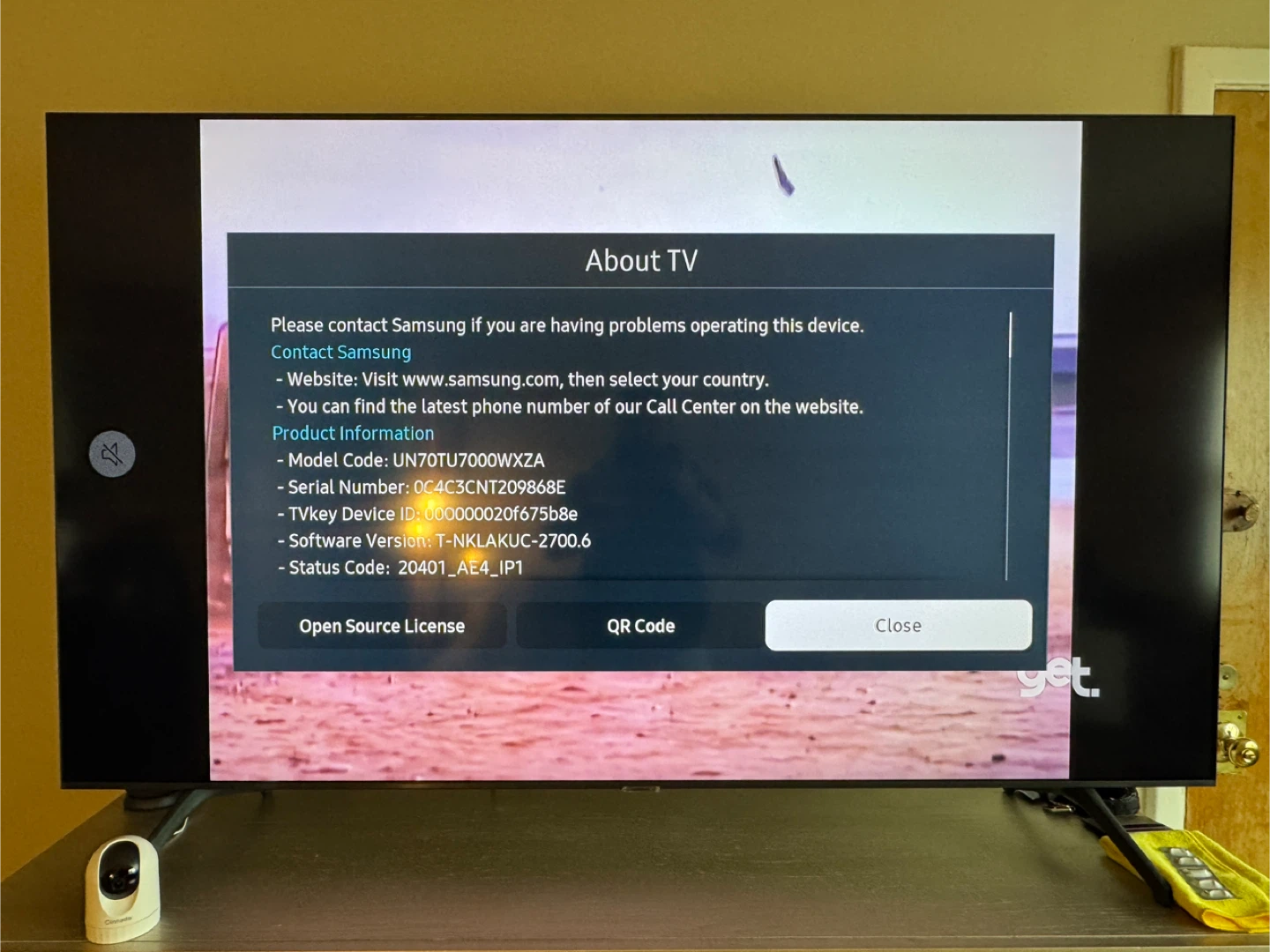 Samsung 70" 4K UHD Smart TV UN70TU7000 - photo 3