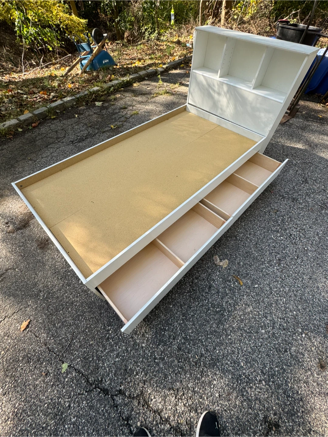 Bed Frame with Storage - photo 2