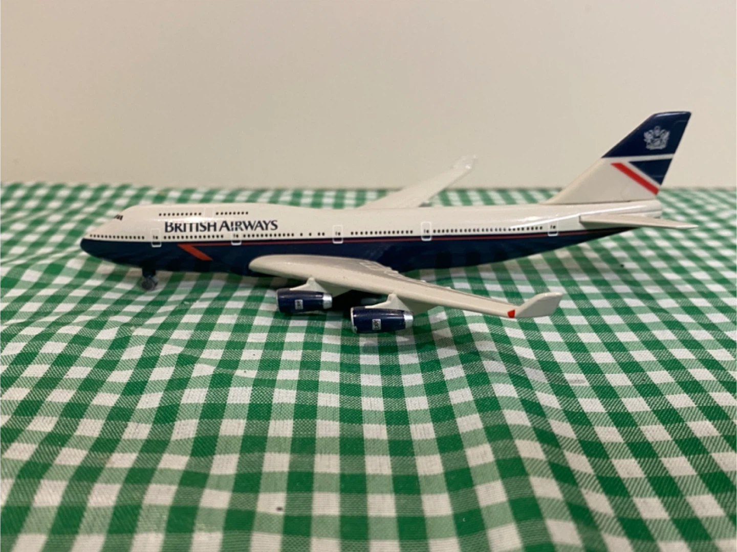 British Airways Airplane Model