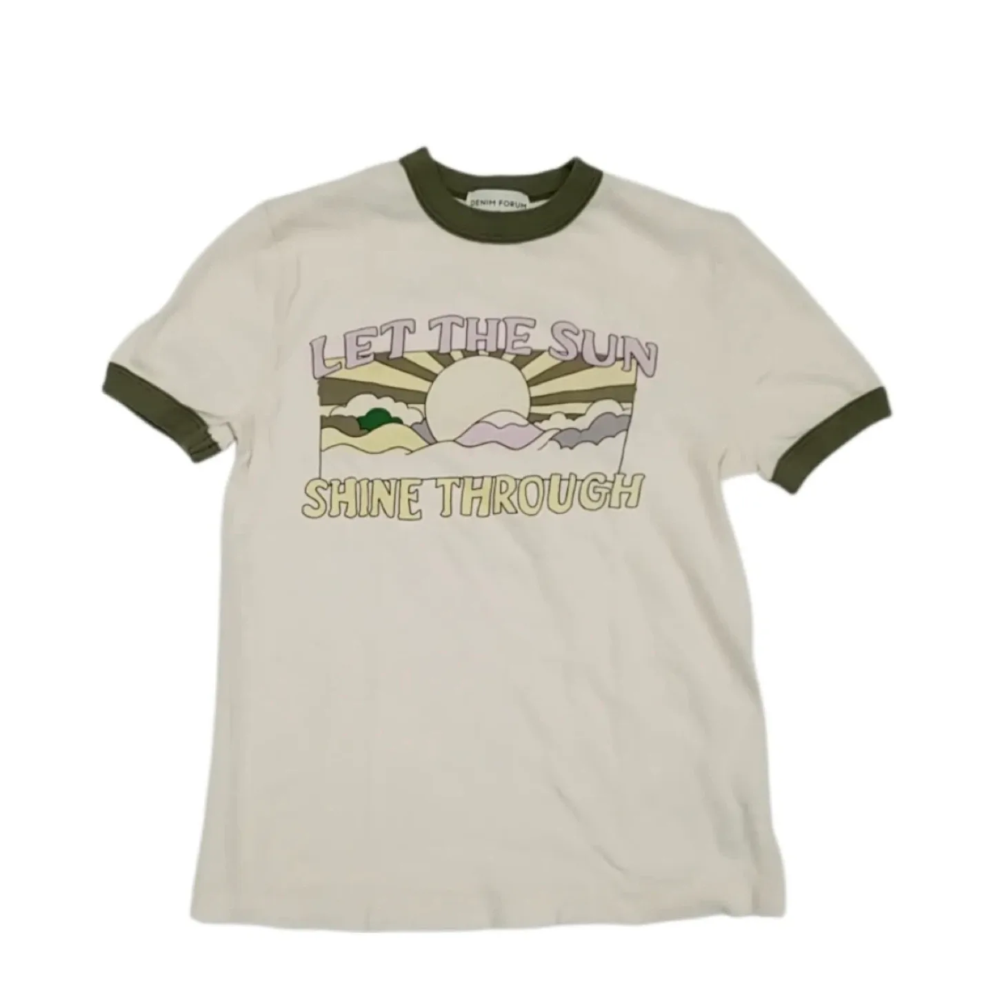 Aritzia Denim Forum Graphic Tee Small thumbnail