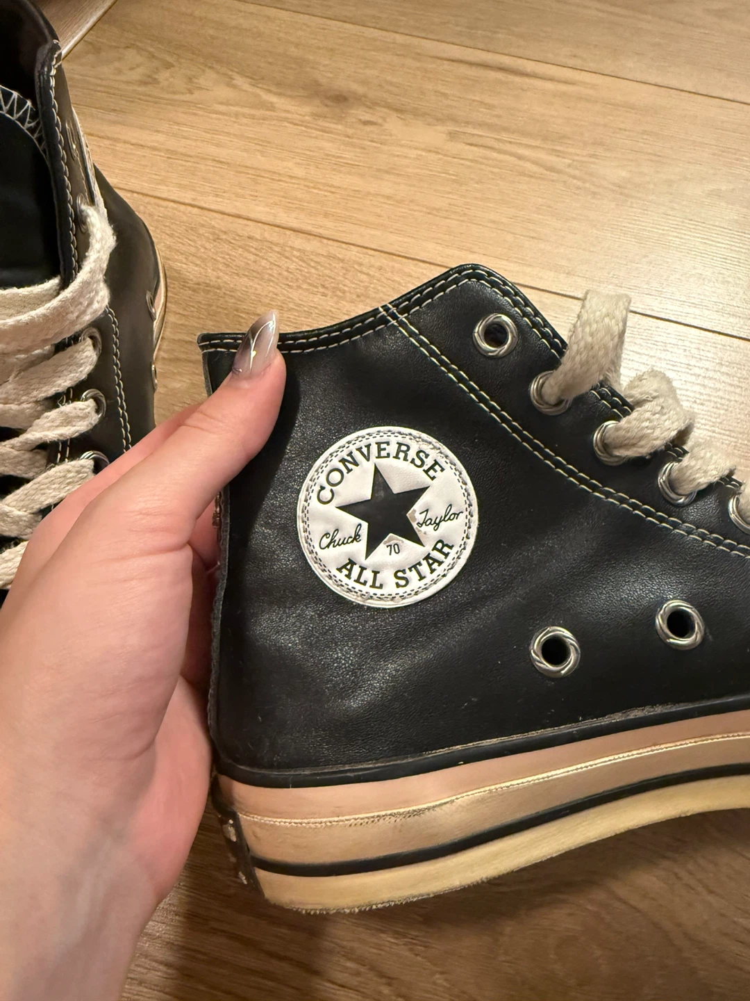 Chrome Hearts x Converse Chuck Taylors High Top Sneakers - photo 5