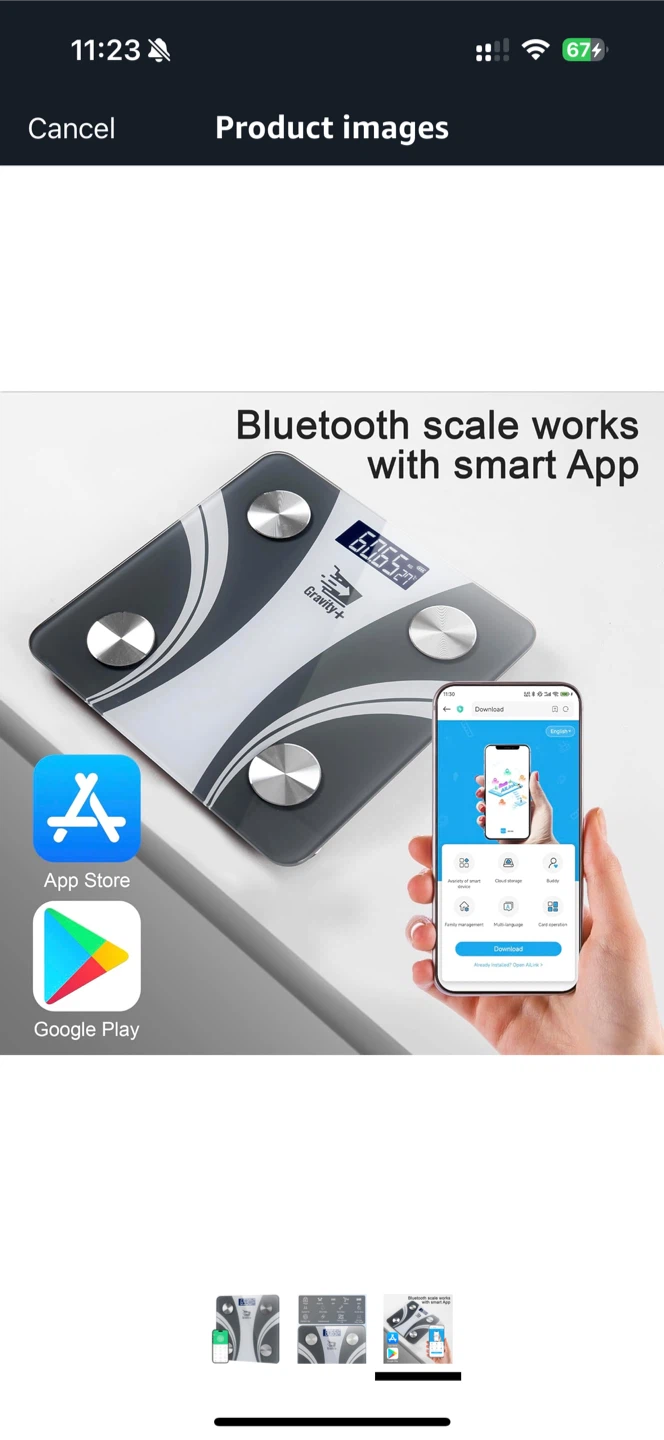 Gravity+ Bluetooth Smart Body Scale - photo 4