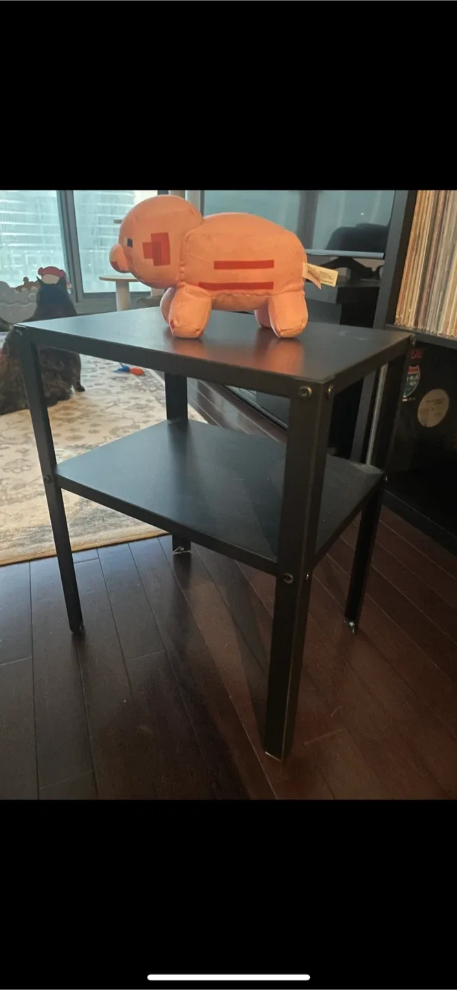 IKEA KNARREVIK Nightstand, Black thumbnail