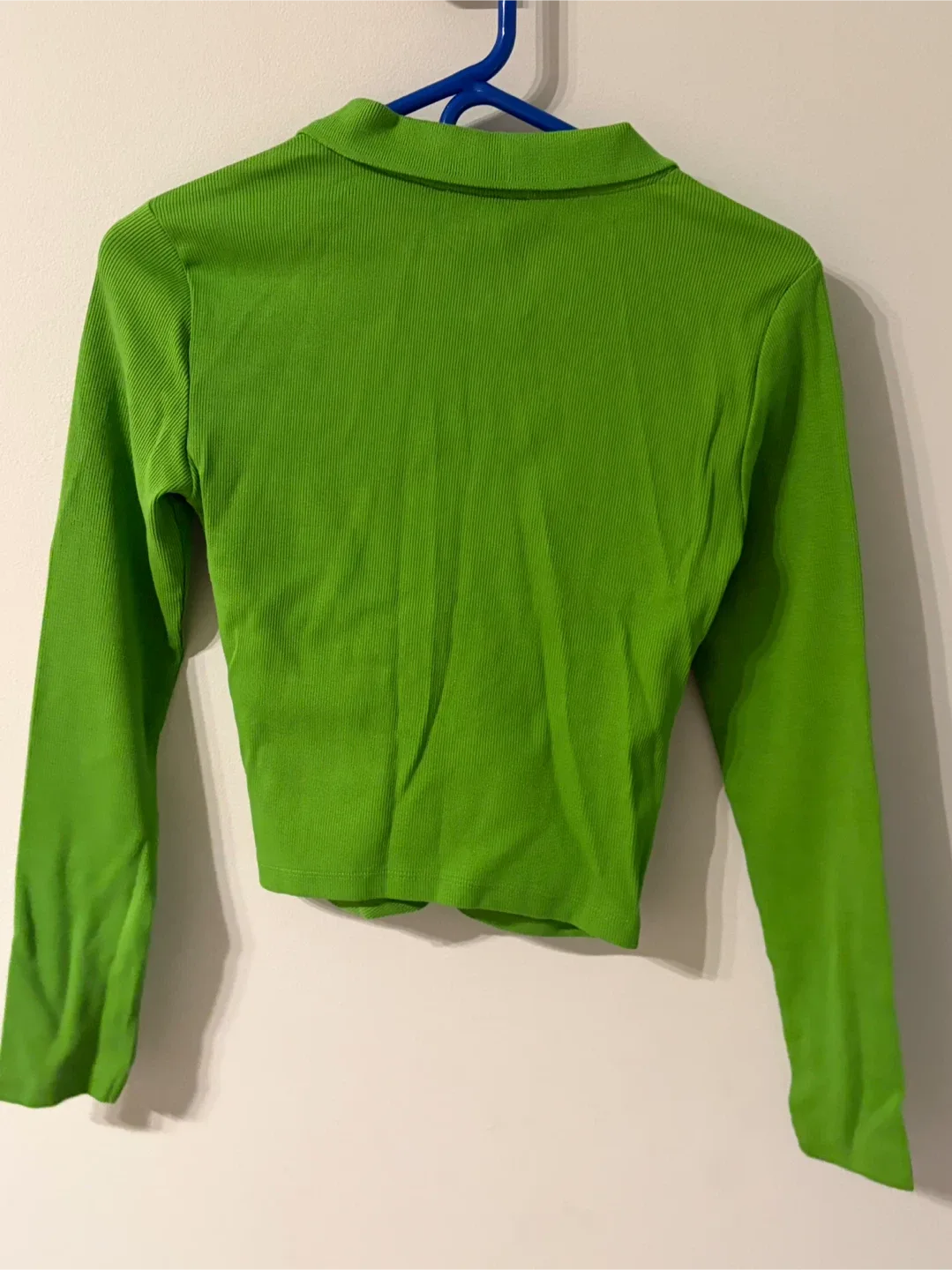 Zara Green Long Sleeve Top - Size M image indicator(2)