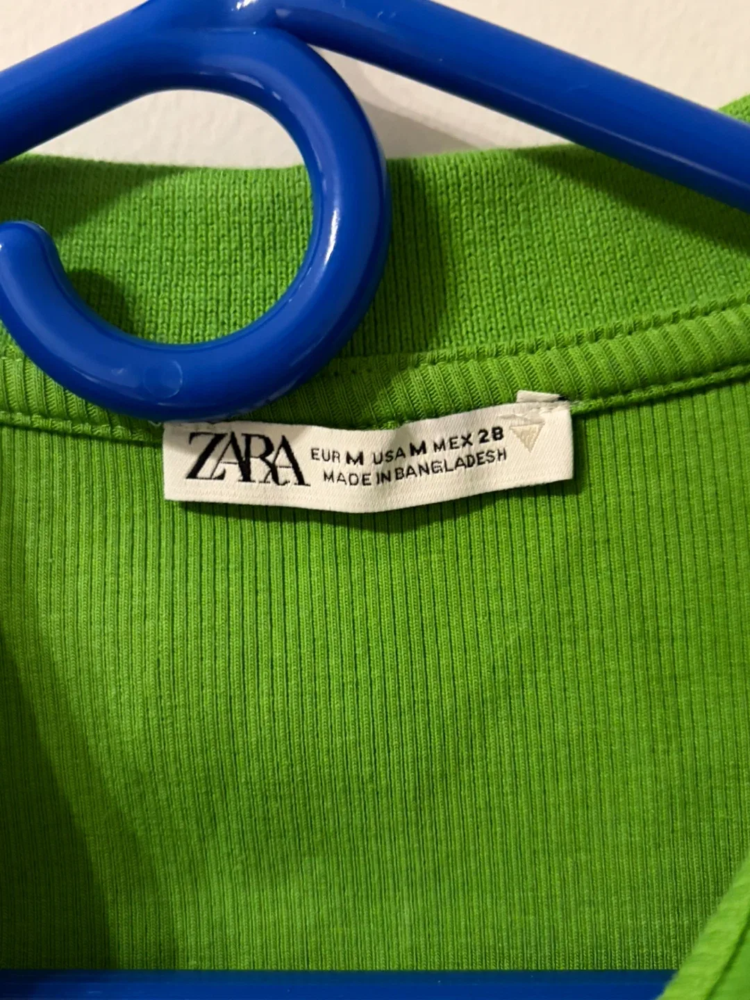 Zara Green Long Sleeve Top - Size M image indicator(3)