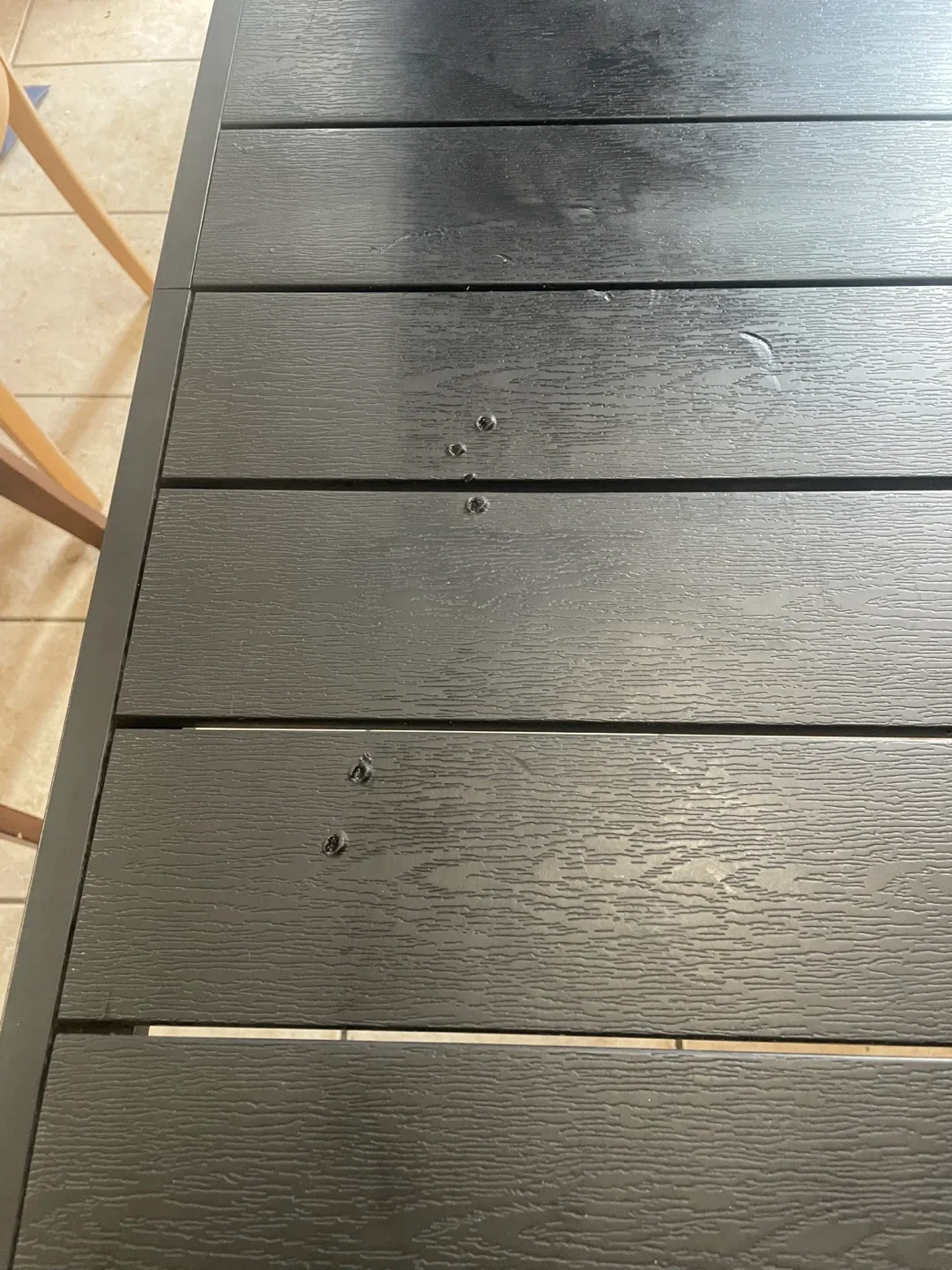 Black Outdoor Dining Table image indicator(2)