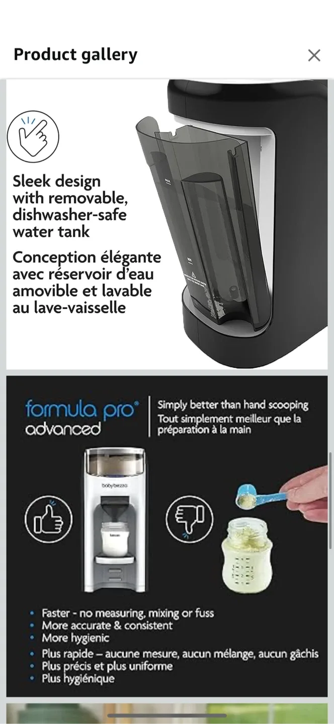 Baby Brezza Formula Pro Advanced no bottle image indicator(4)