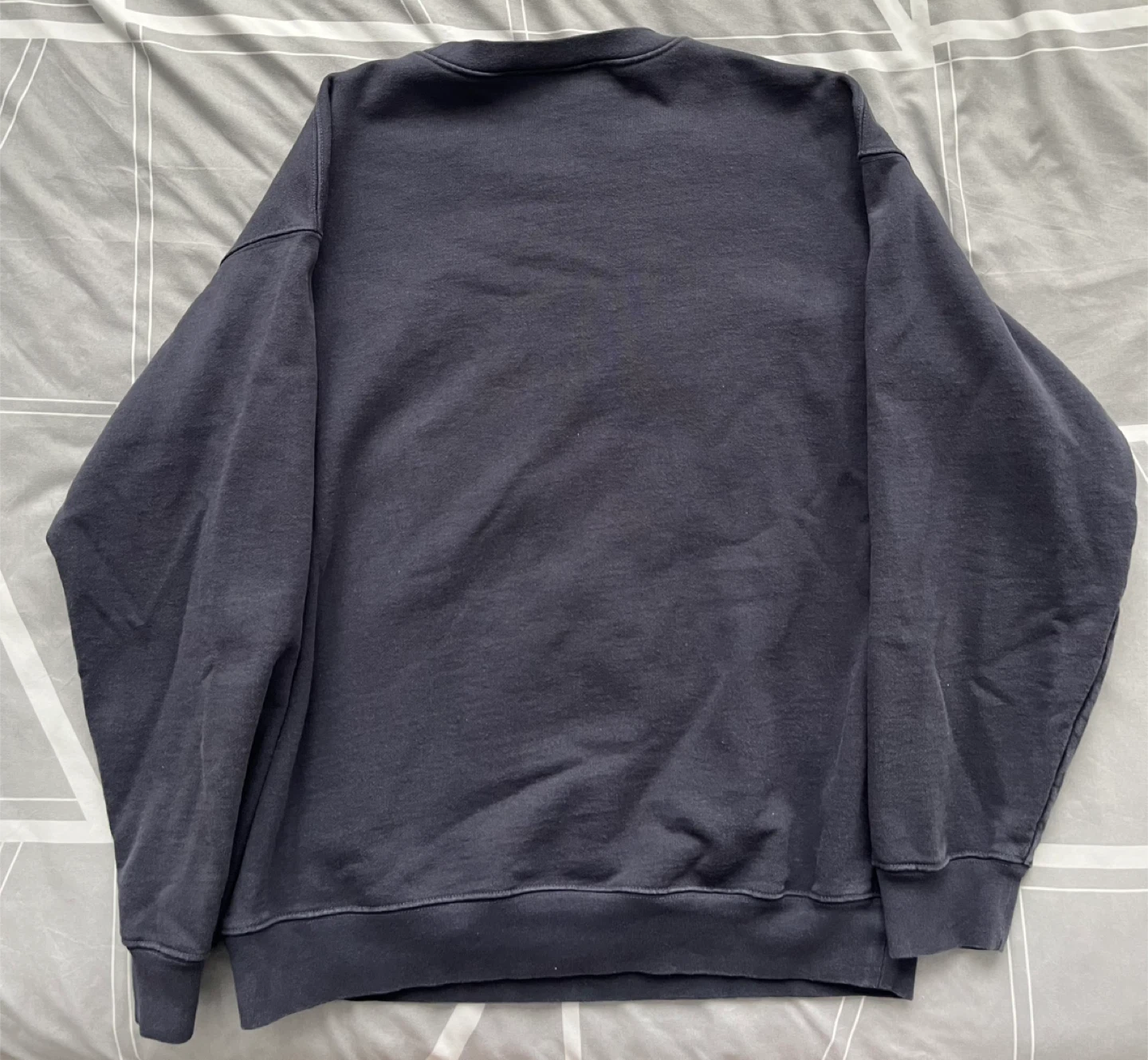 Dime Crewneck Fleece Sweater Navy Men’s Size Large - photo 2