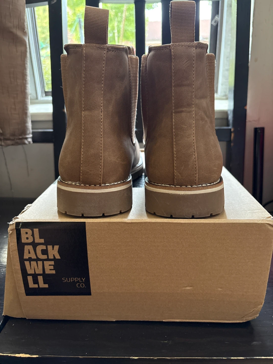 Blackwell Supply Co. Brown Chelsea Boots, Size 9 - photo 4