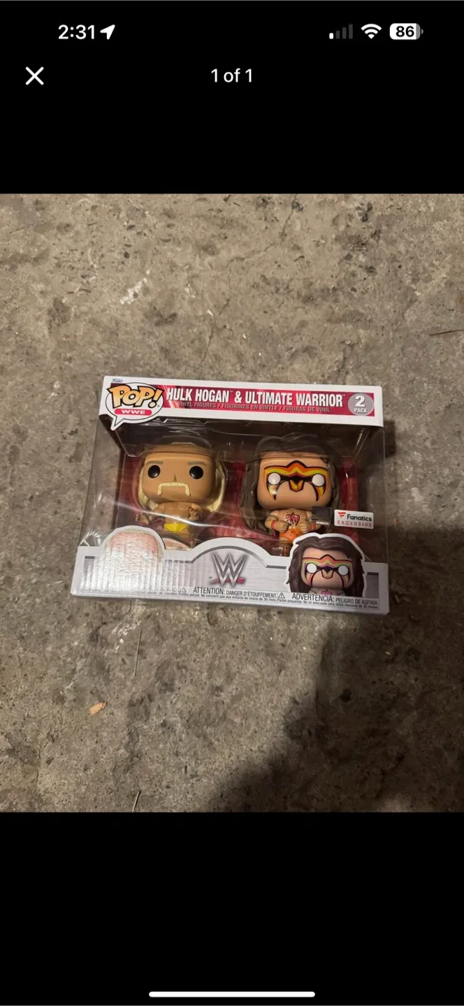 Funko Pop! WWE Hulk Hogan & Ultimate Warrior 2-Pack
