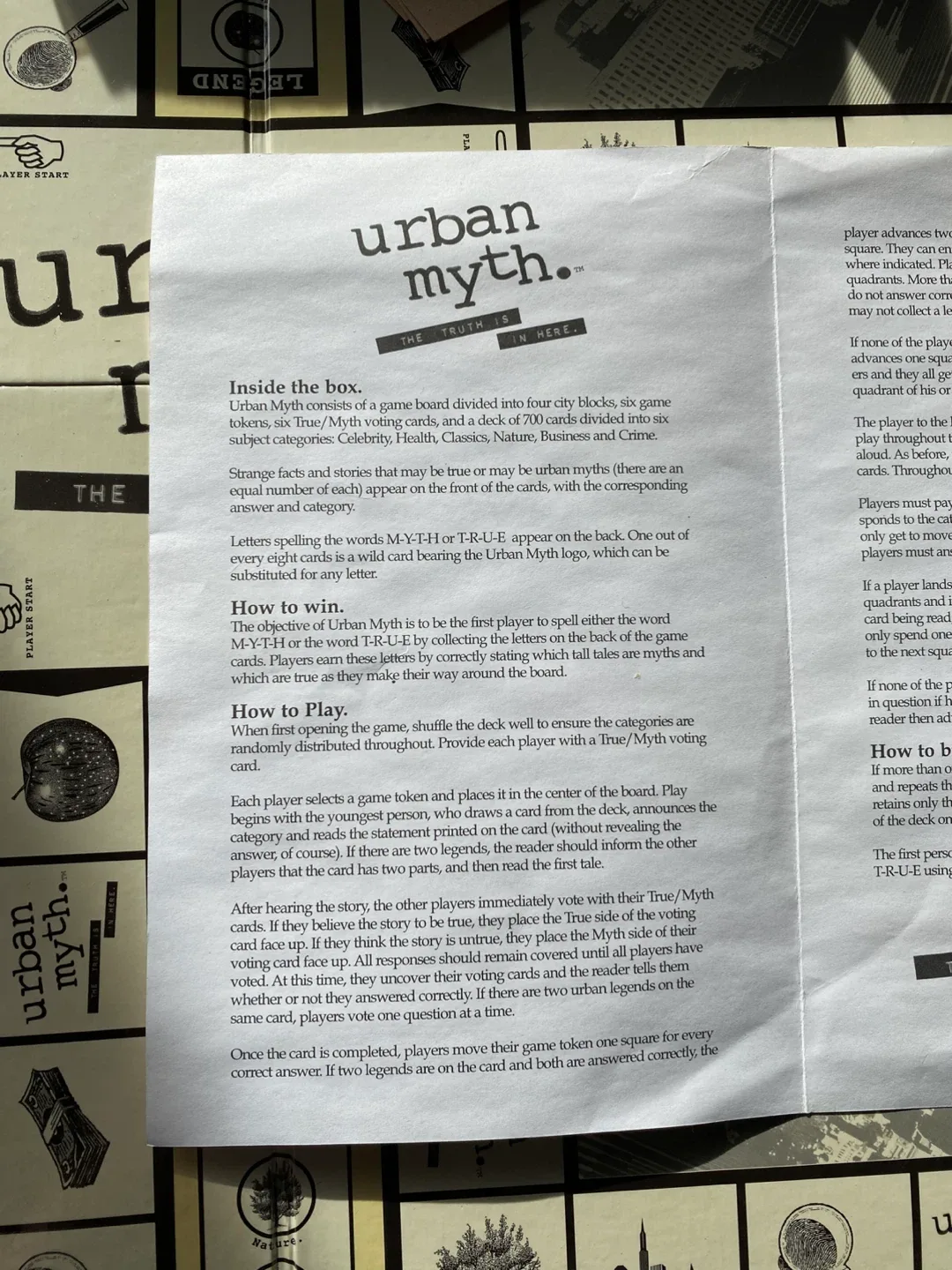 Urban Myth Board Game image indicator(4)