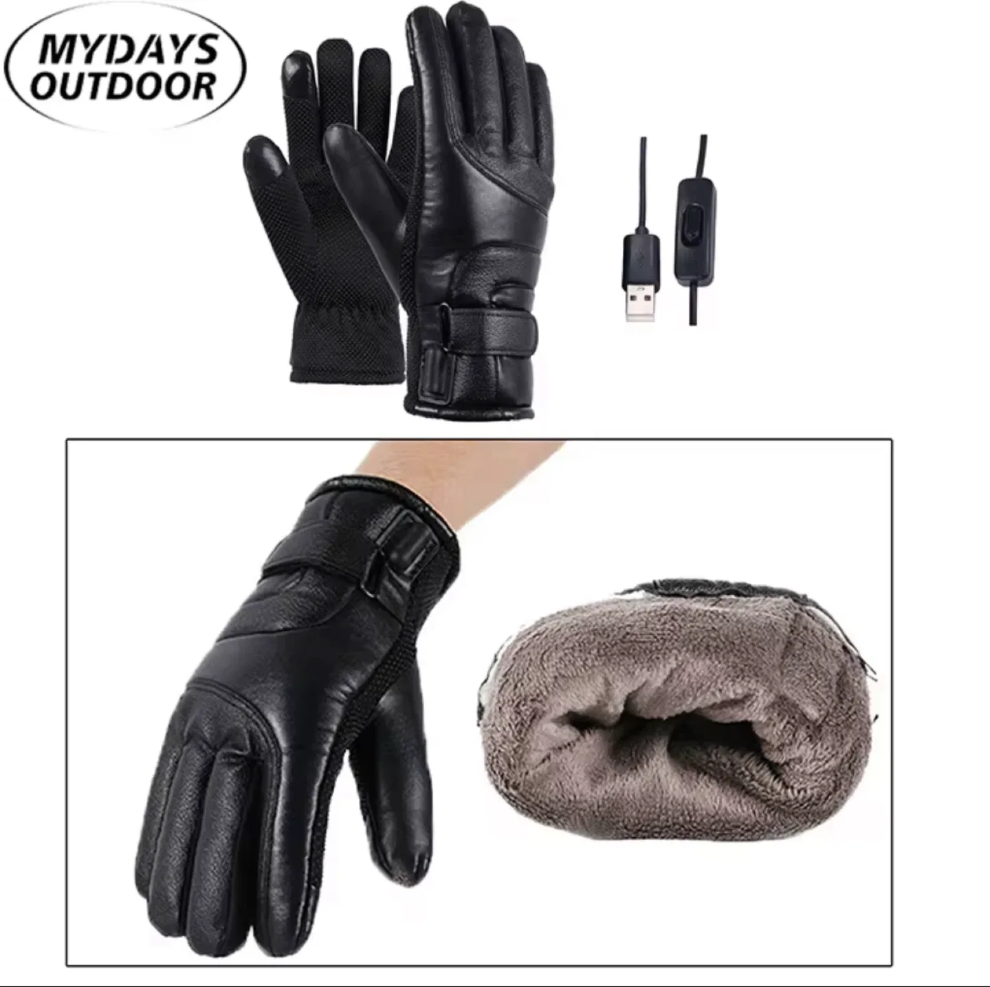 MYDAYS OUTDOOR Heated Waterproof Gloves image indicator(3)