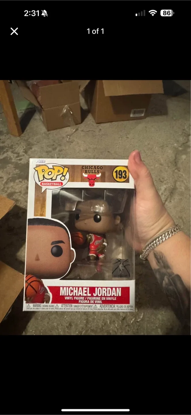 Funko Pop! Michael Jordan Chicago Bulls #193