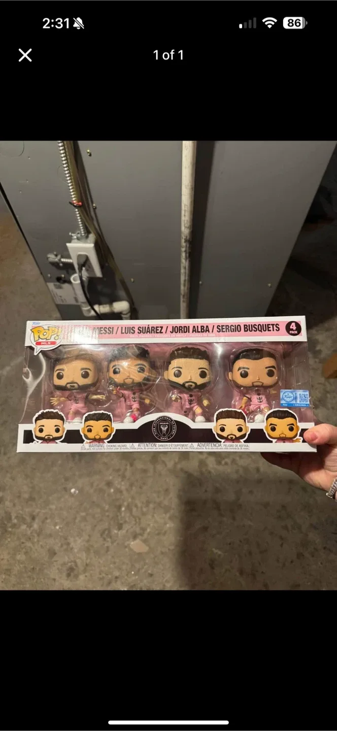 Funko Pop! MLS Inter Miami 4-Pack