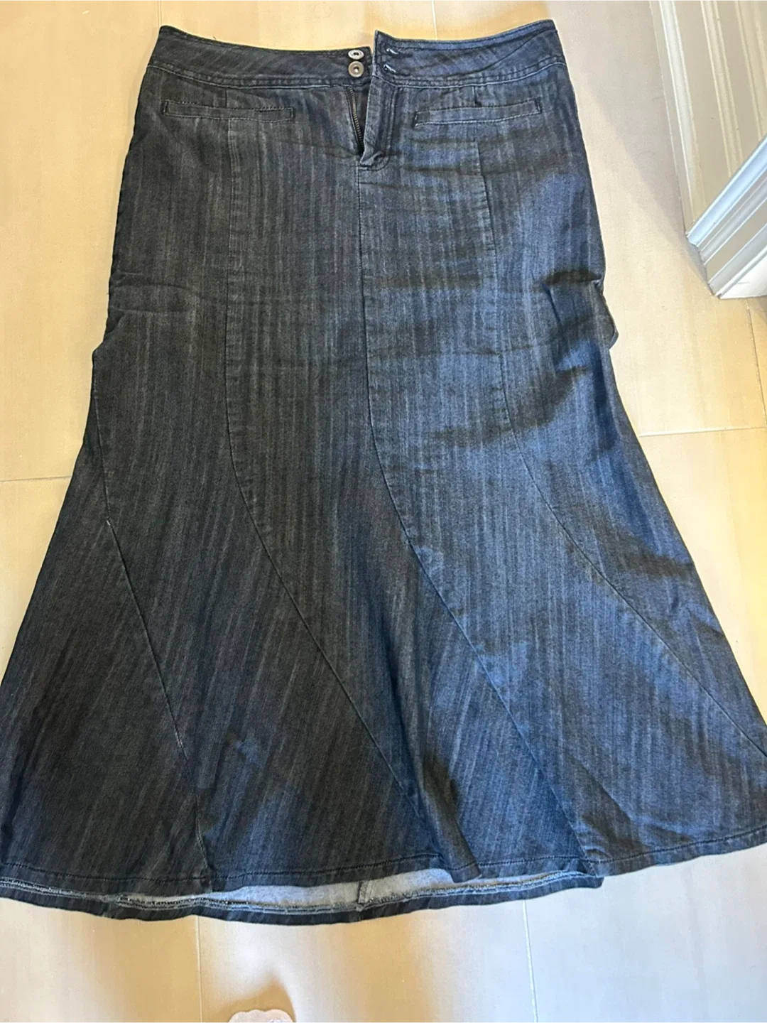 Denim Maxi Skirt image indicator(2)