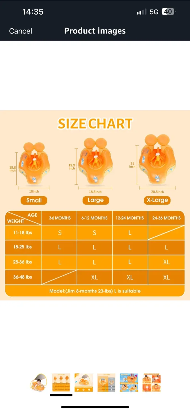 LAYCOL Baby Pool Float - Yellow, 3-36 Months- SIZE XL image indicator(3)