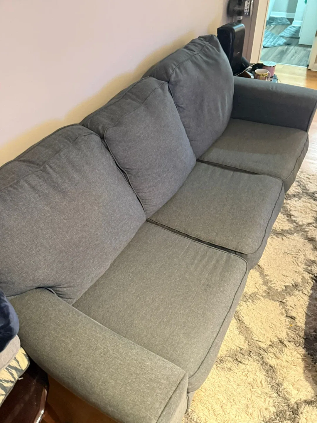 Grey 3-Seat Sofa